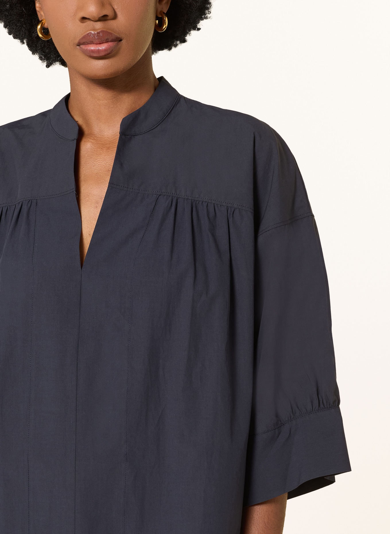 ottod'ame Kleid mit 3/4-Arm: DUNKELBLAU