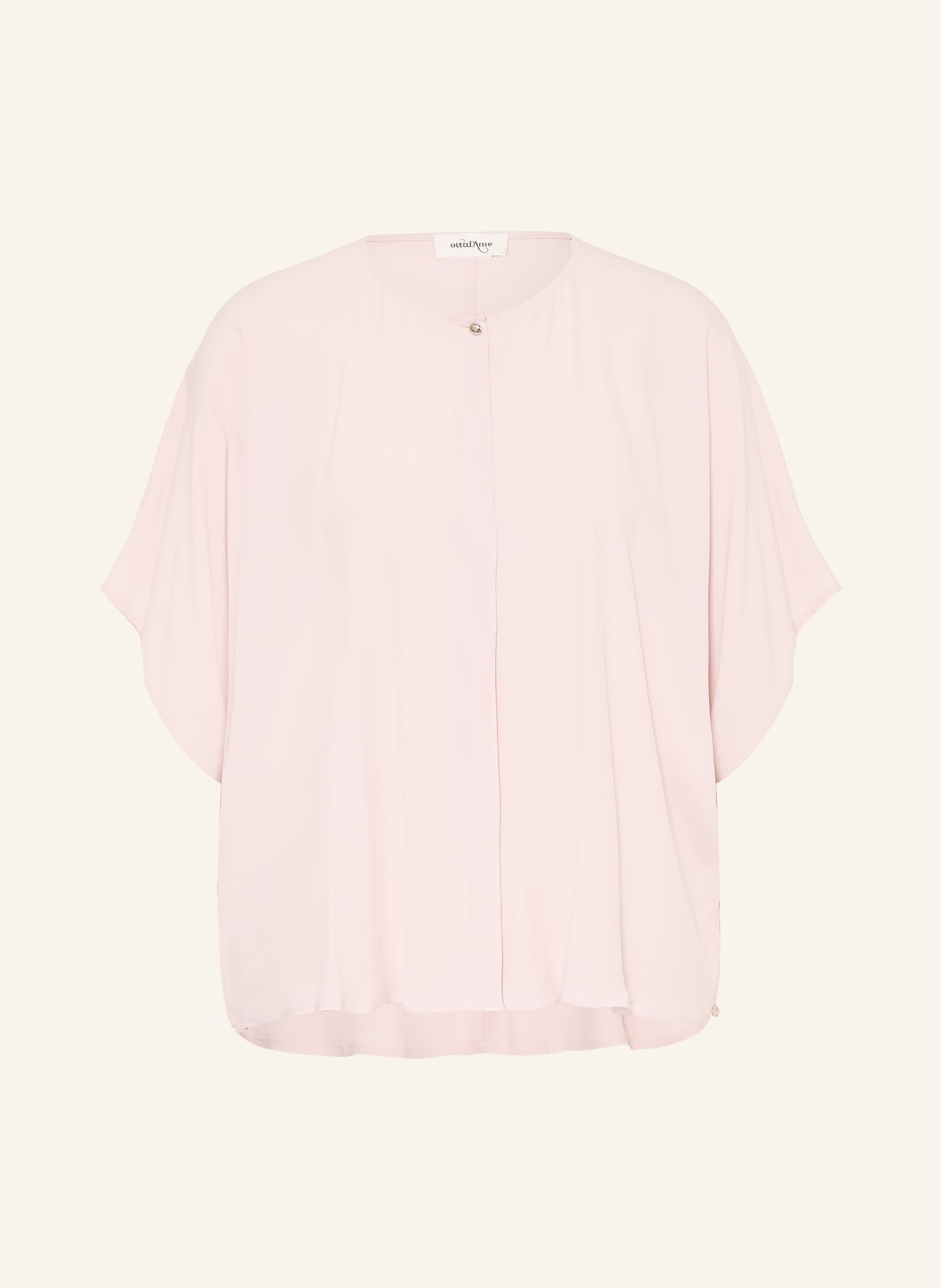 ottod'ame Bluse mit Seide: ROSÉ