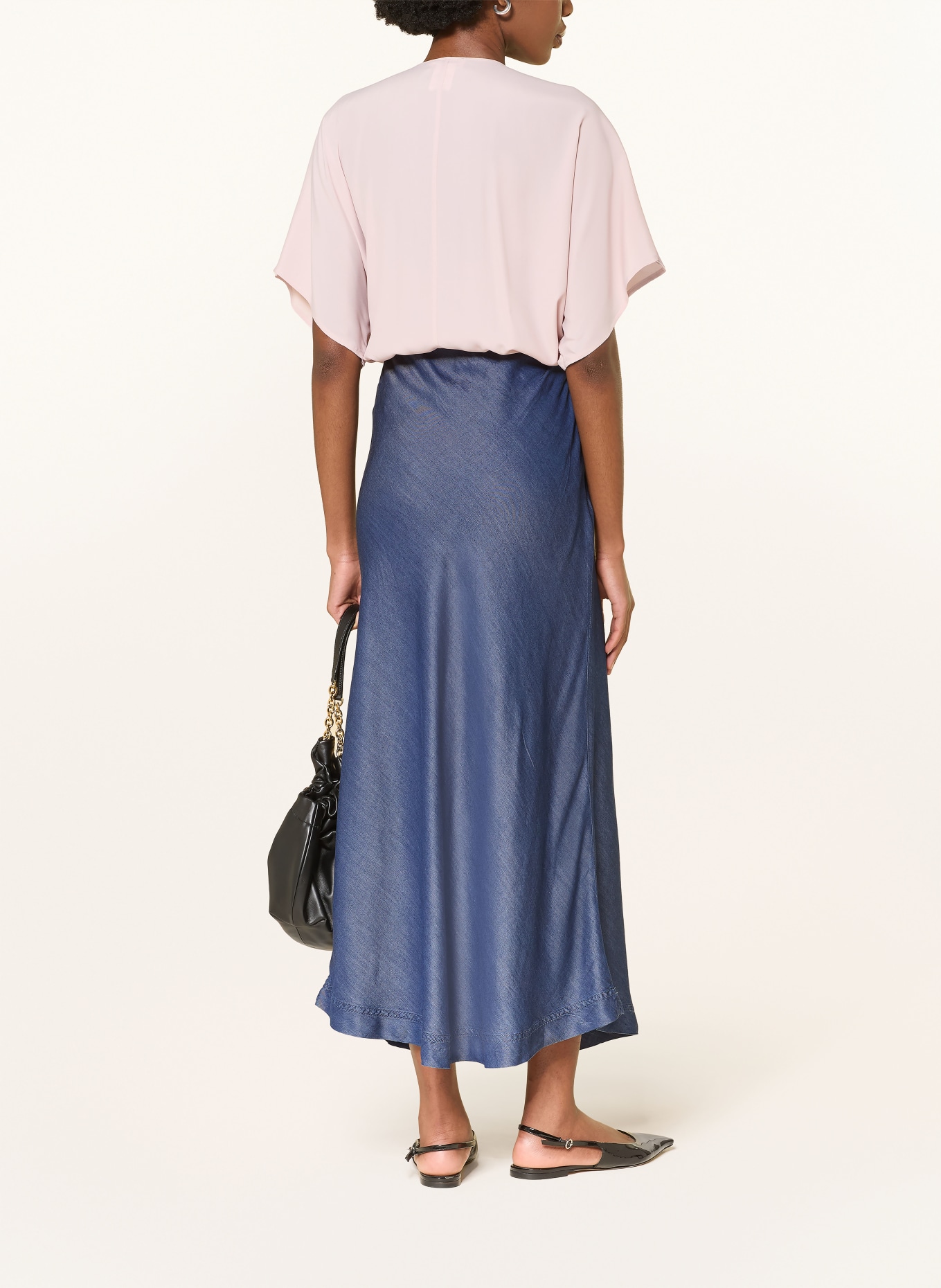 ottod'ame Jeans-style skirt: BLUE
