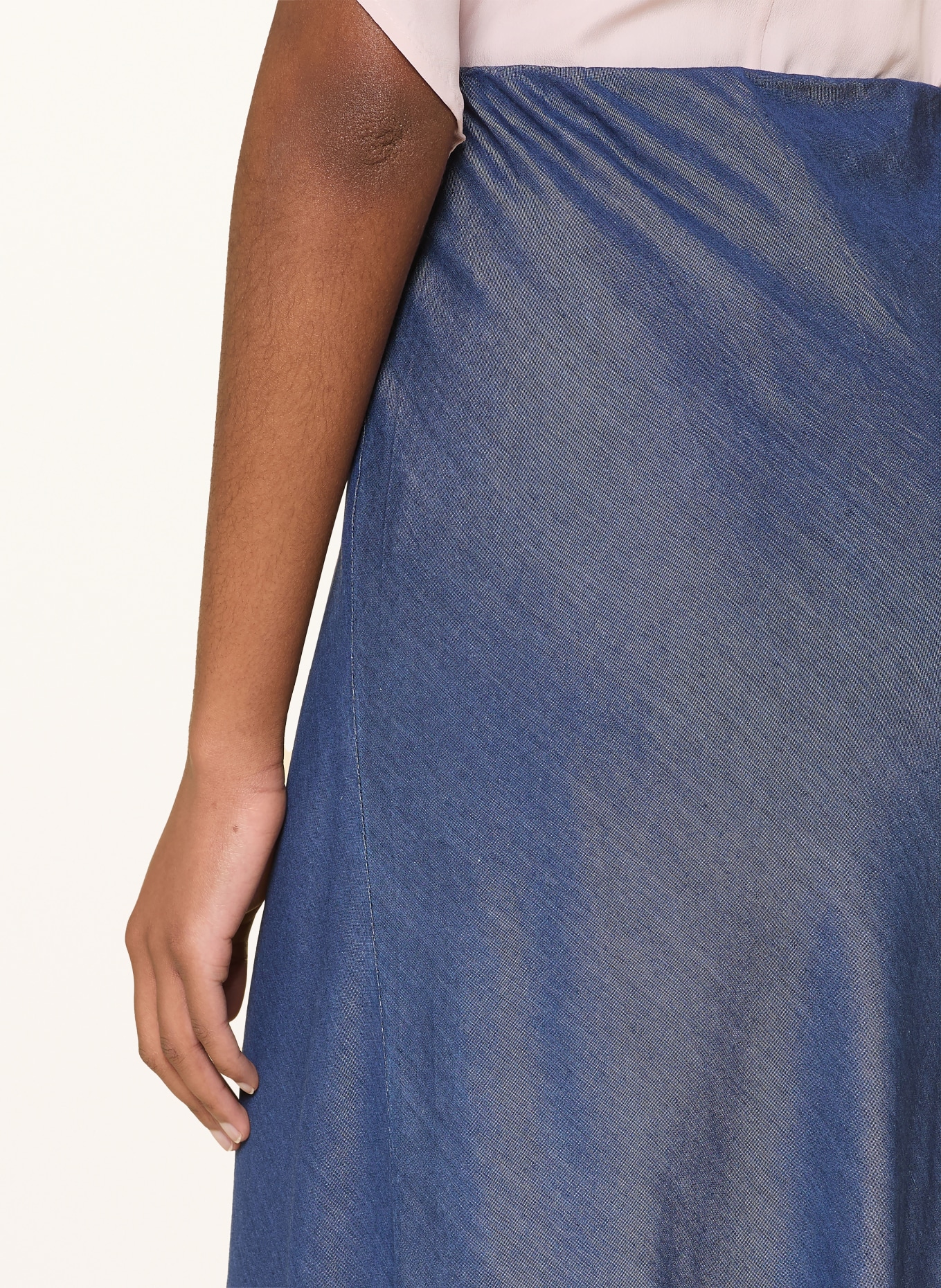 ottod'ame Jeans-style skirt: BLUE