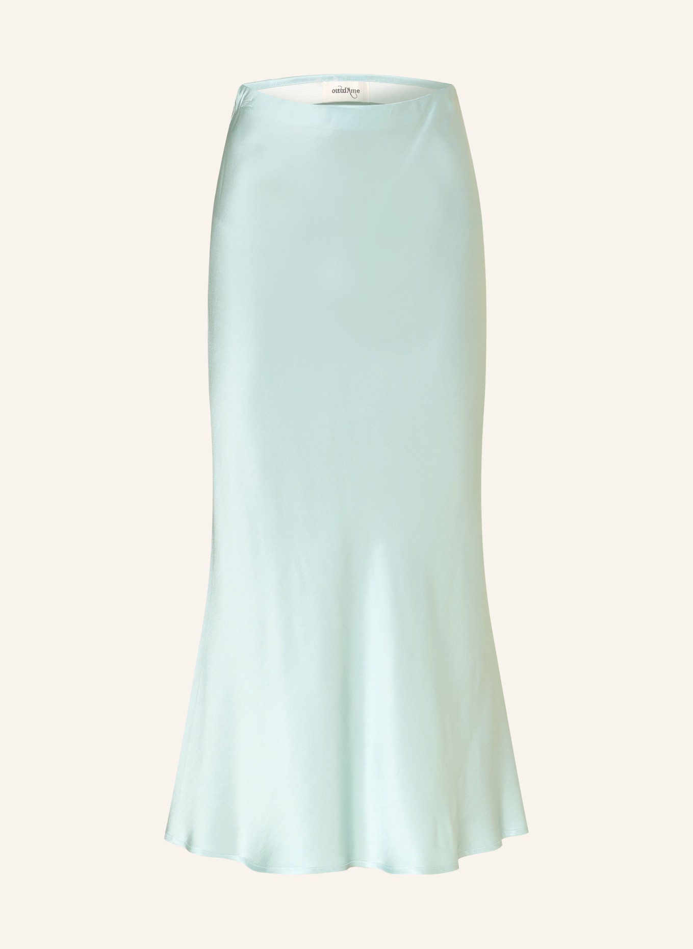 ottod'ame CHIARA satin skirt: TURQUOISE