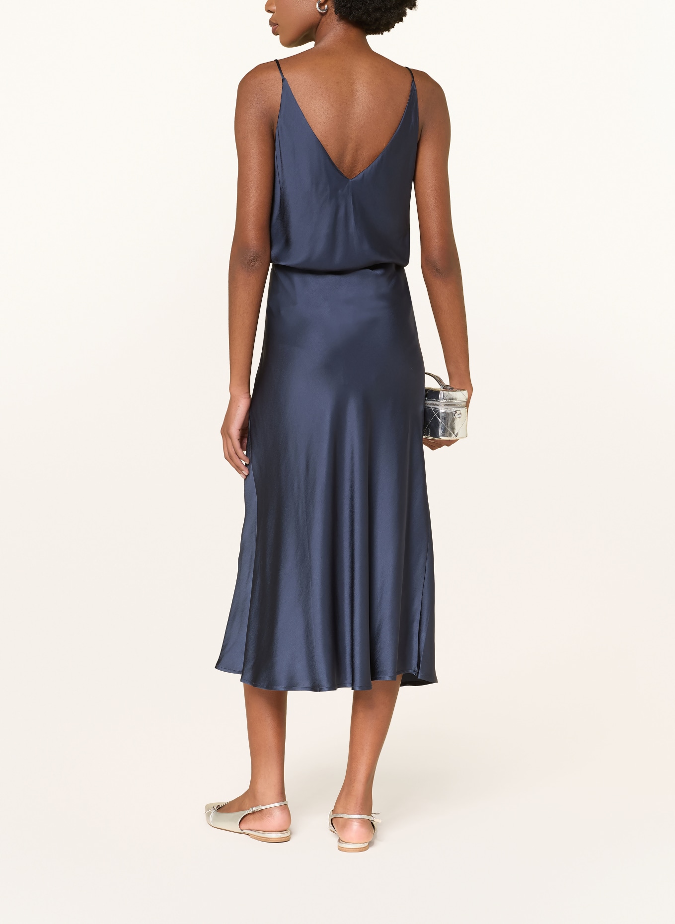 ottod'ame Satinrock CHIARA: DUNKELBLAU