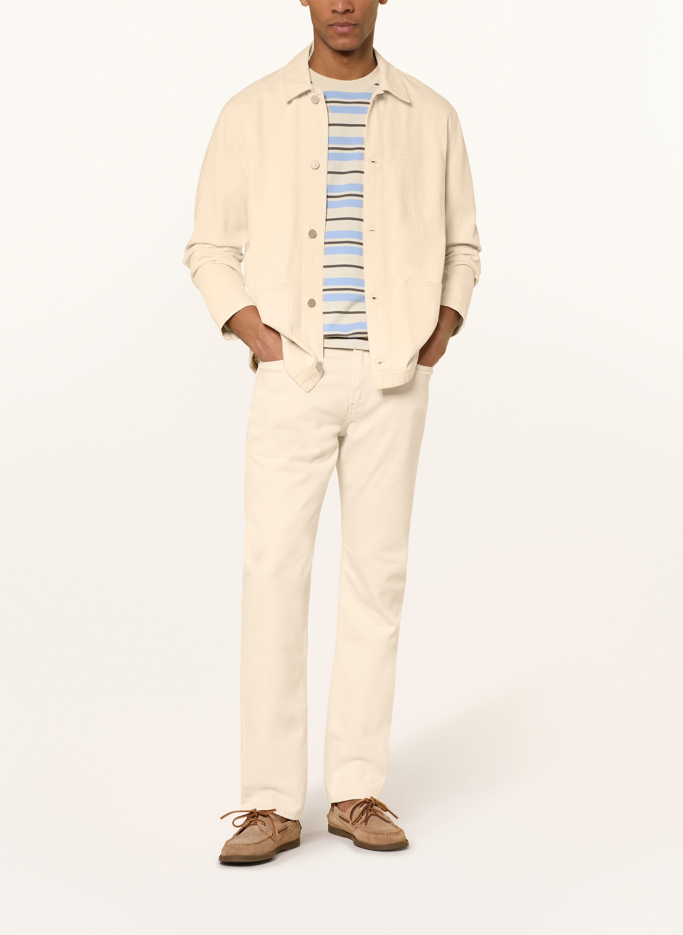 ARMEDANGELS Jeans-overshirt: ECRU