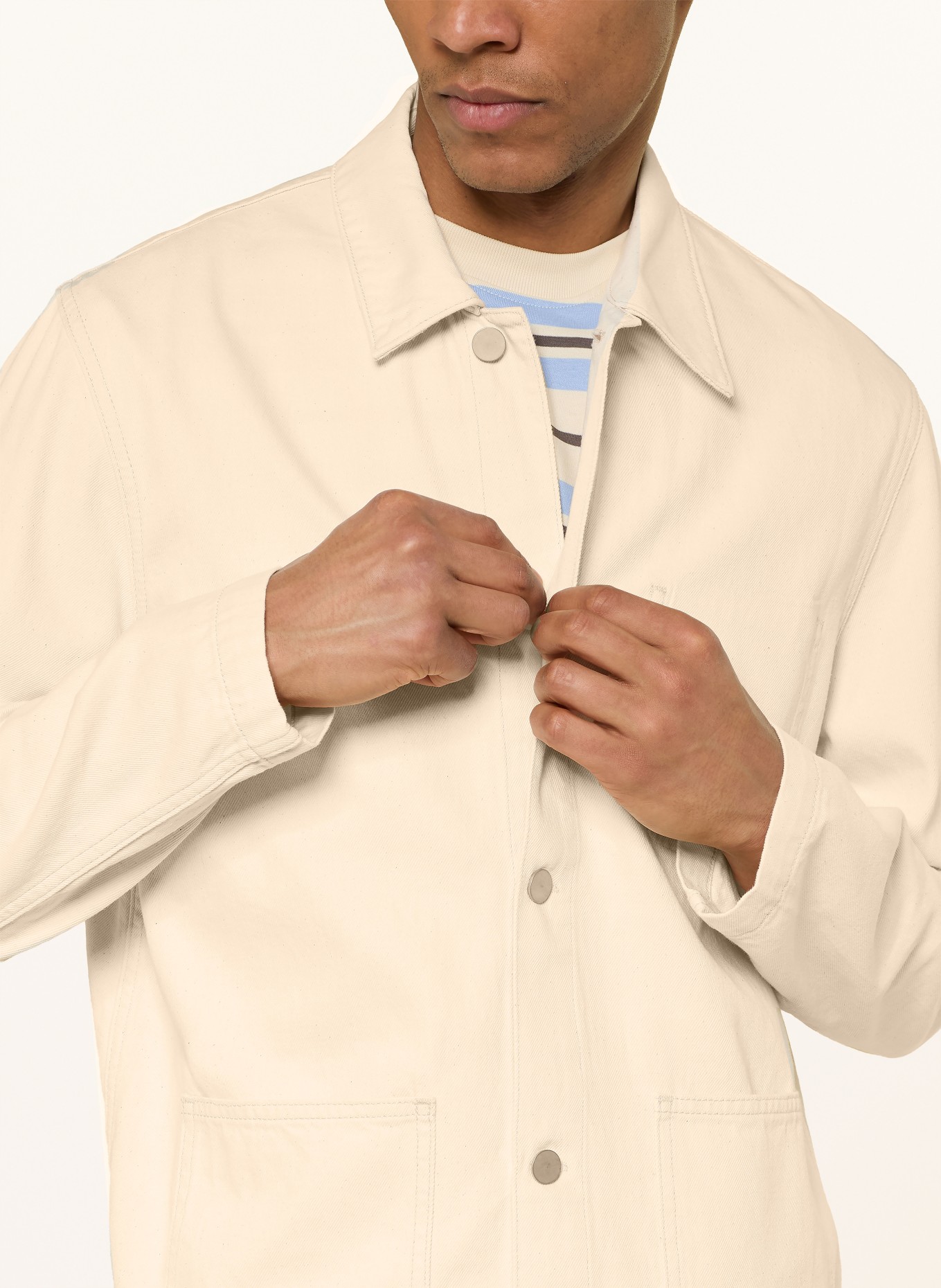 ARMEDANGELS Jeans-overshirt: ECRU