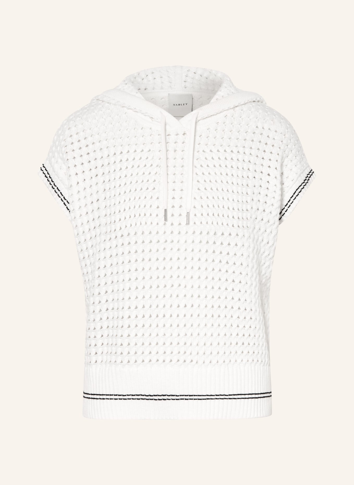 VARLEY Bluza z kapturem VITTORIA: ECRU / CZARNY