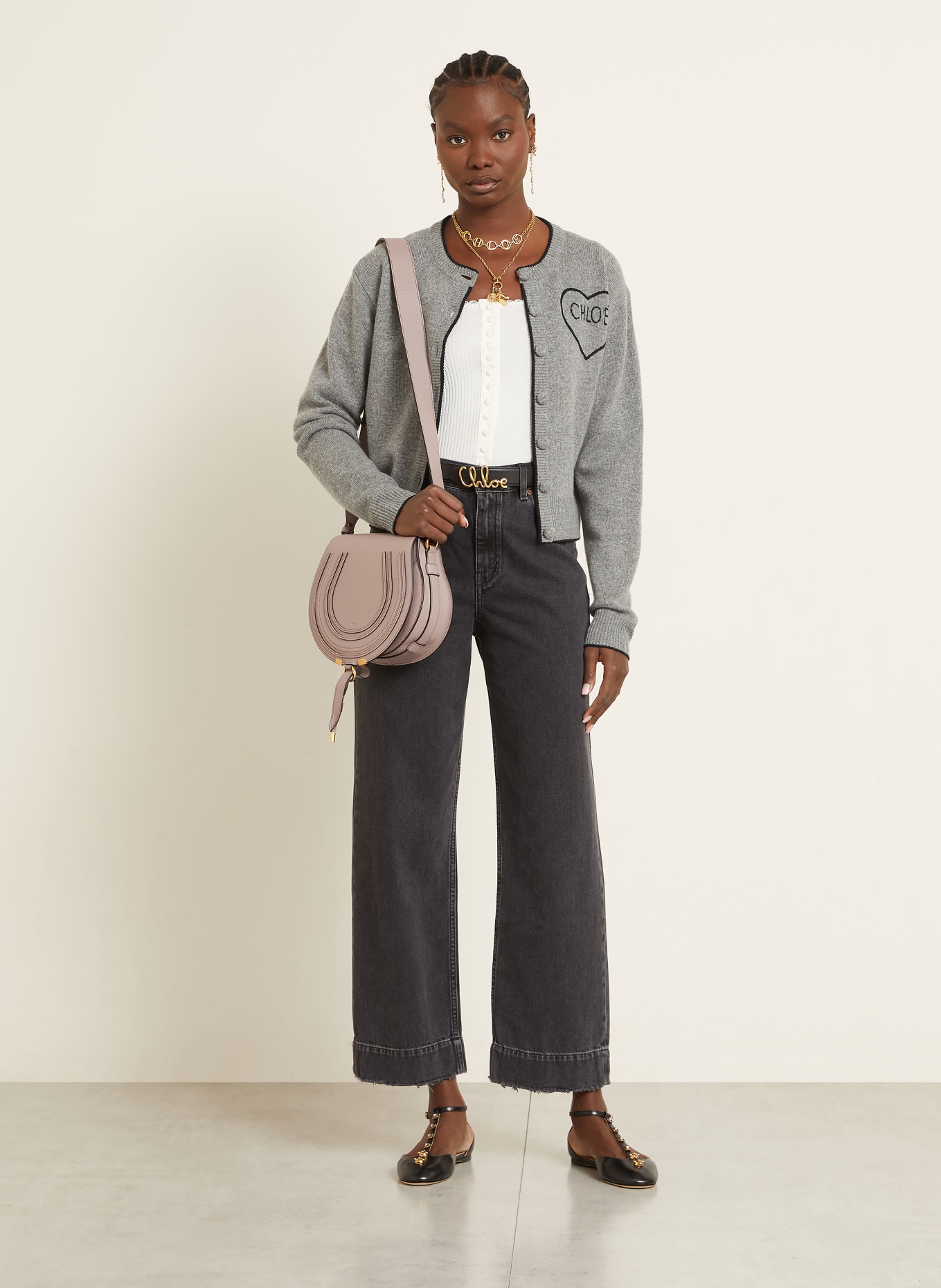 Chloé MARCIE shoulder bag: Twilight Purple