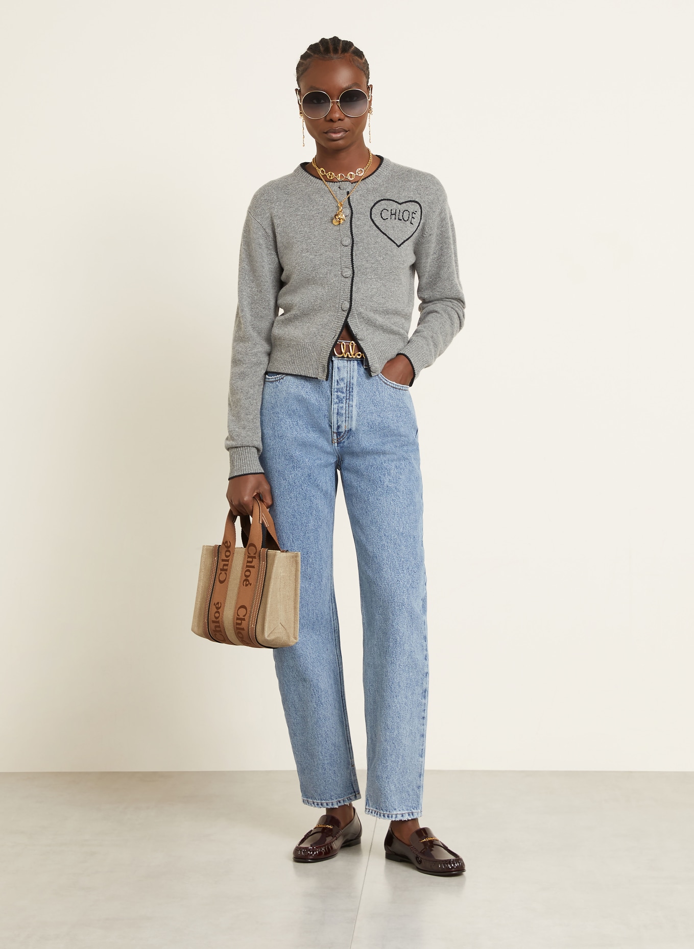 Chloé WOODY handbag: Dusty Tan