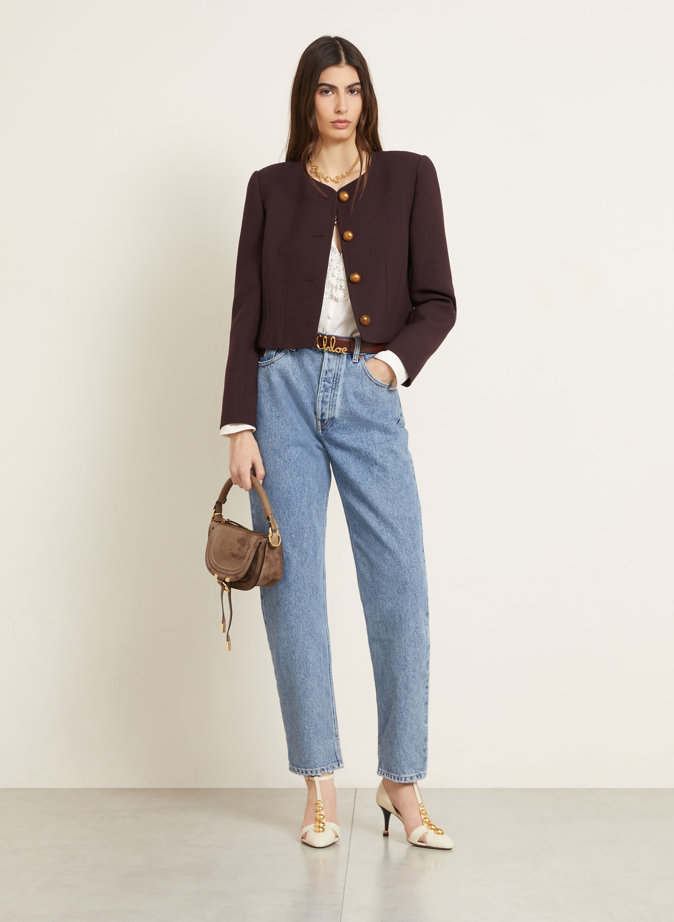 Chloé Handtasche MARCIE MINI: BOYISH BROWN