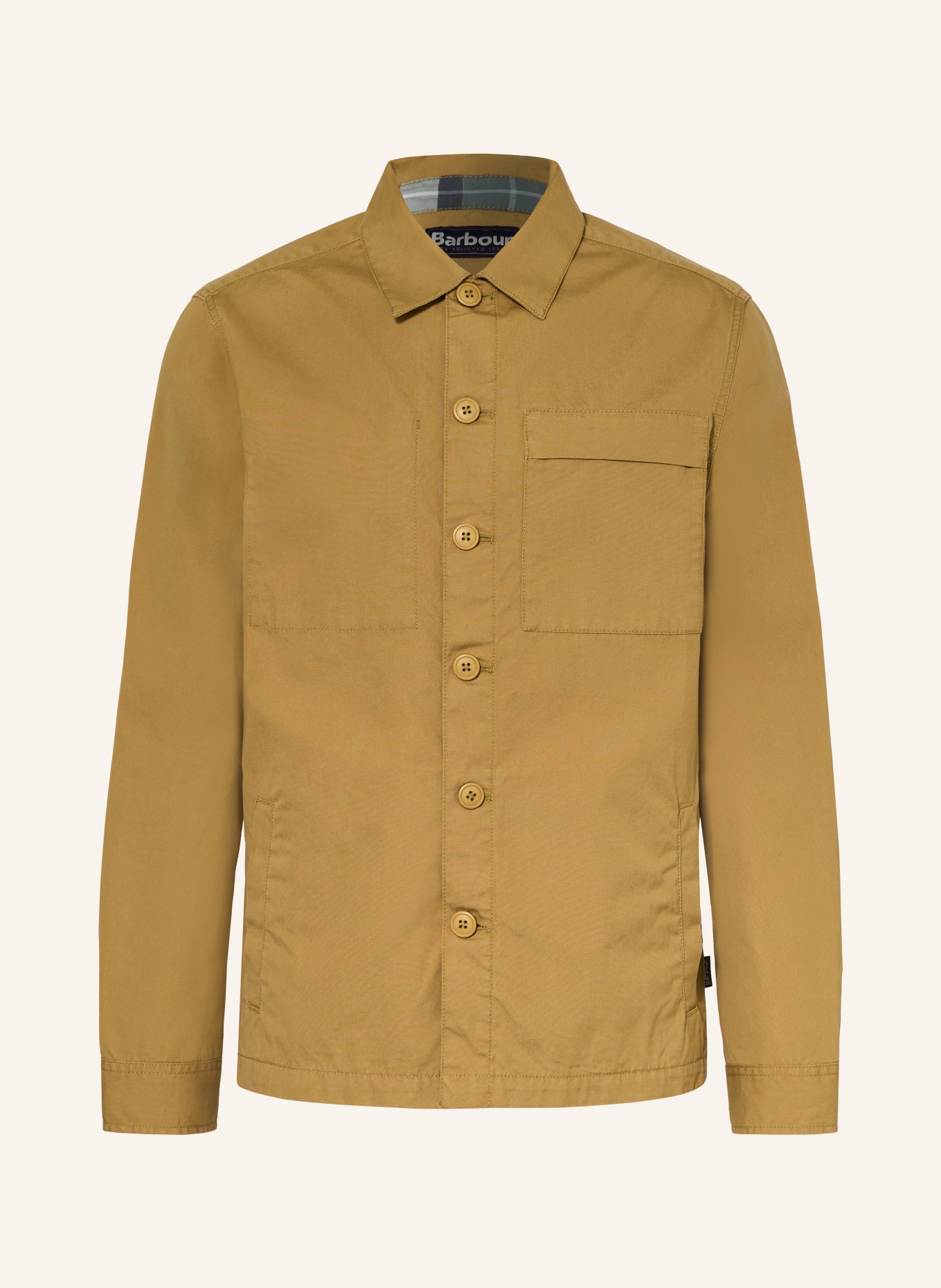 Barbour Cămașă SHERBURN: CONIAC