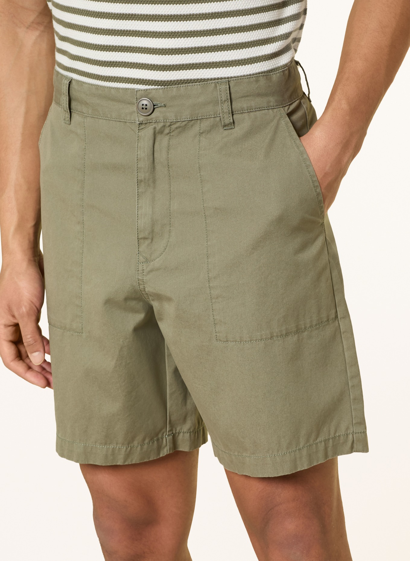 Barbour Šortky SHERBUN: KHAKI
