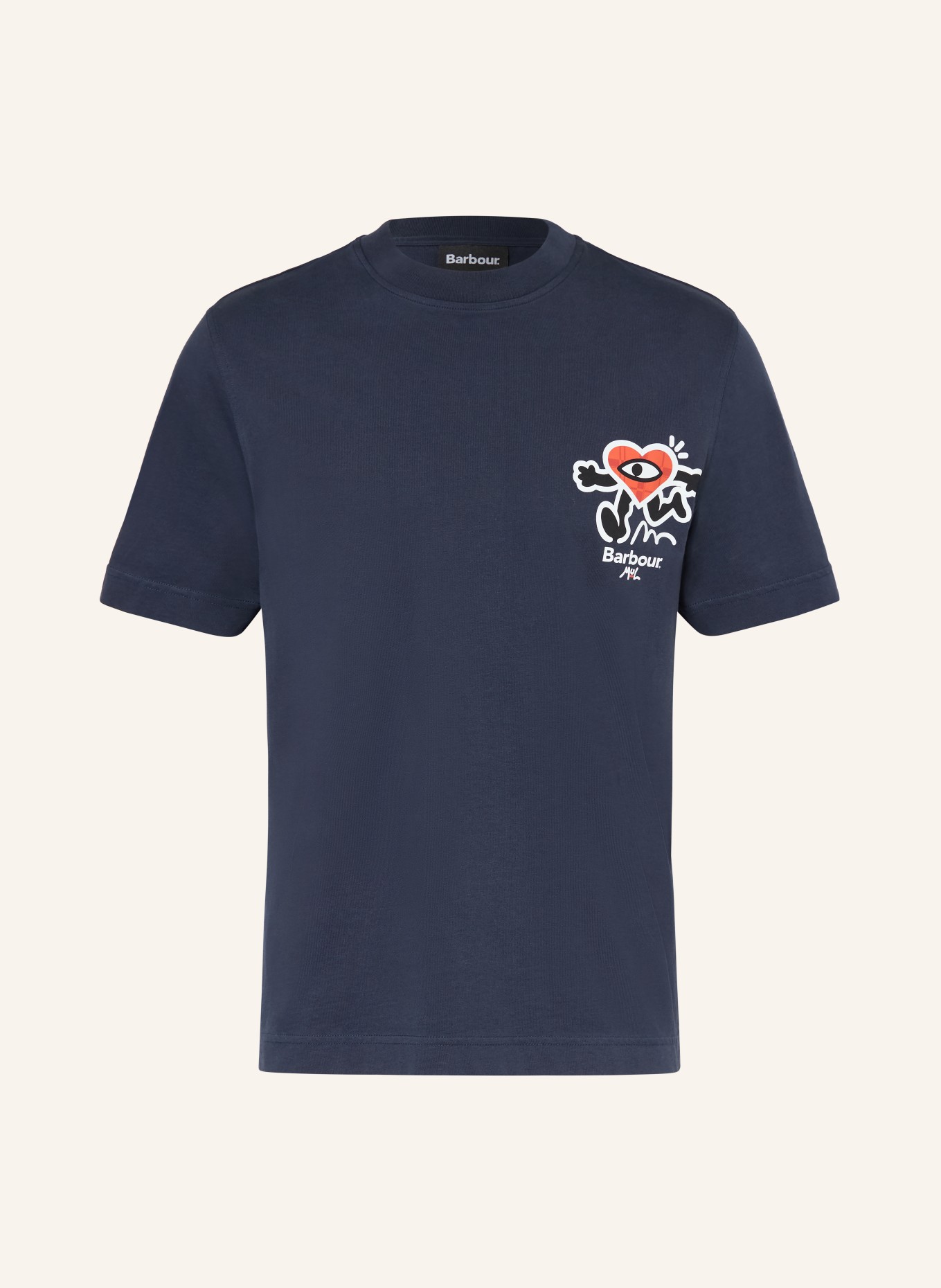 Barbour MUL CAMPING T-shirt: DARK BLUE
