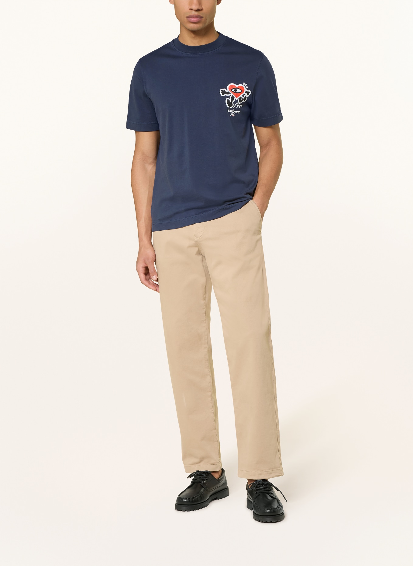 Barbour MUL CAMPING T-shirt: DARK BLUE