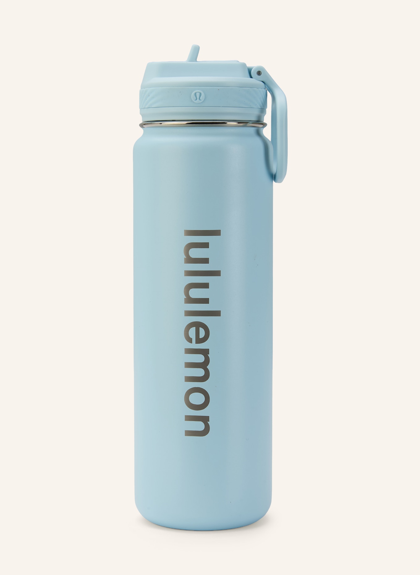 lululemon Trinkflasche BACK TO LIFE: HELLBLAU / SILBER