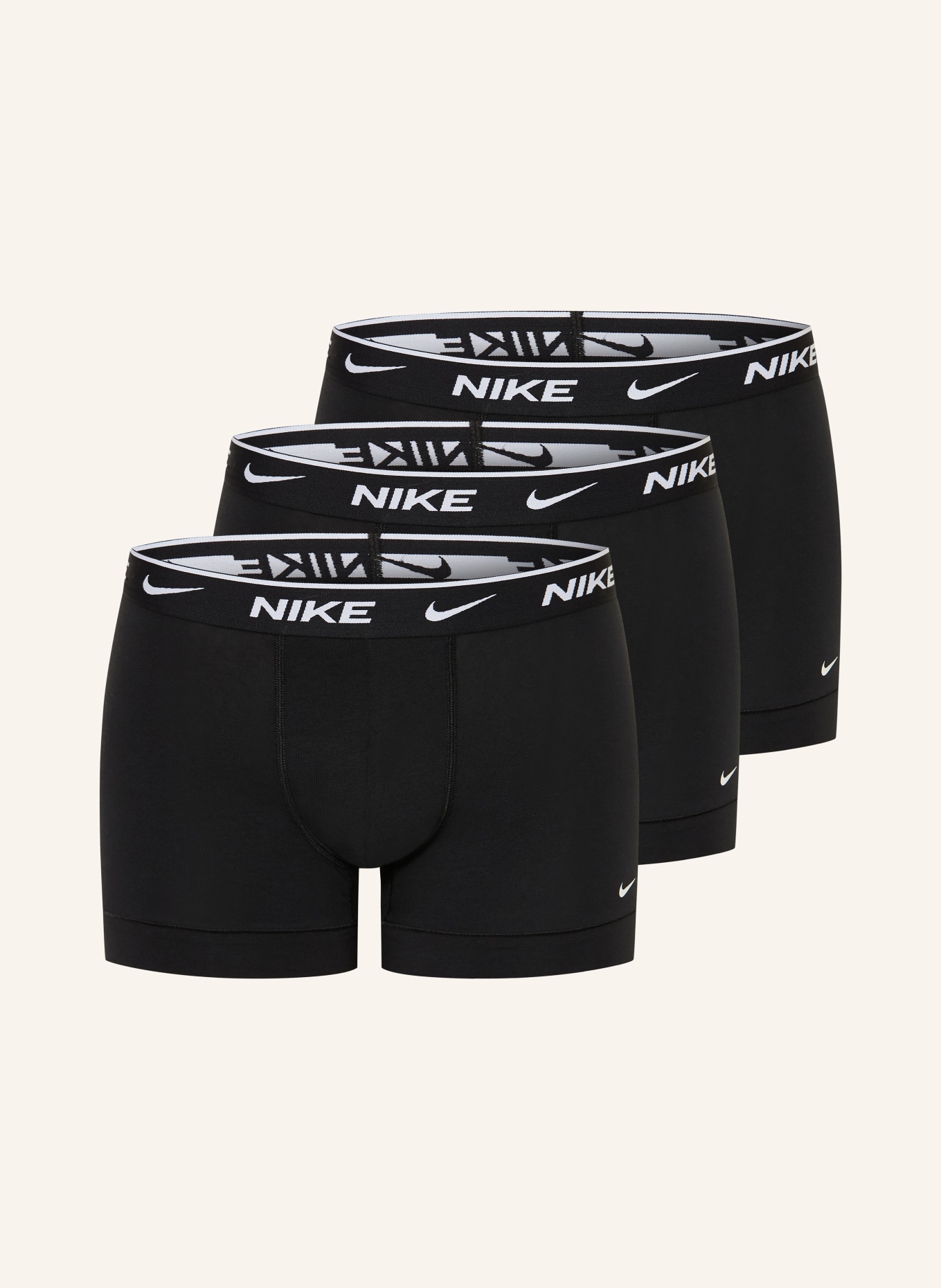 Nike 3-pack boxer shorts ESSENTIAL COTTON STRETCH: BLACK