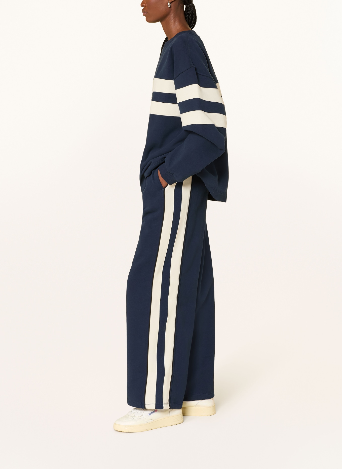 lululemon Sweatpants STEADY STATE: DUNKELBLAU / WEISS