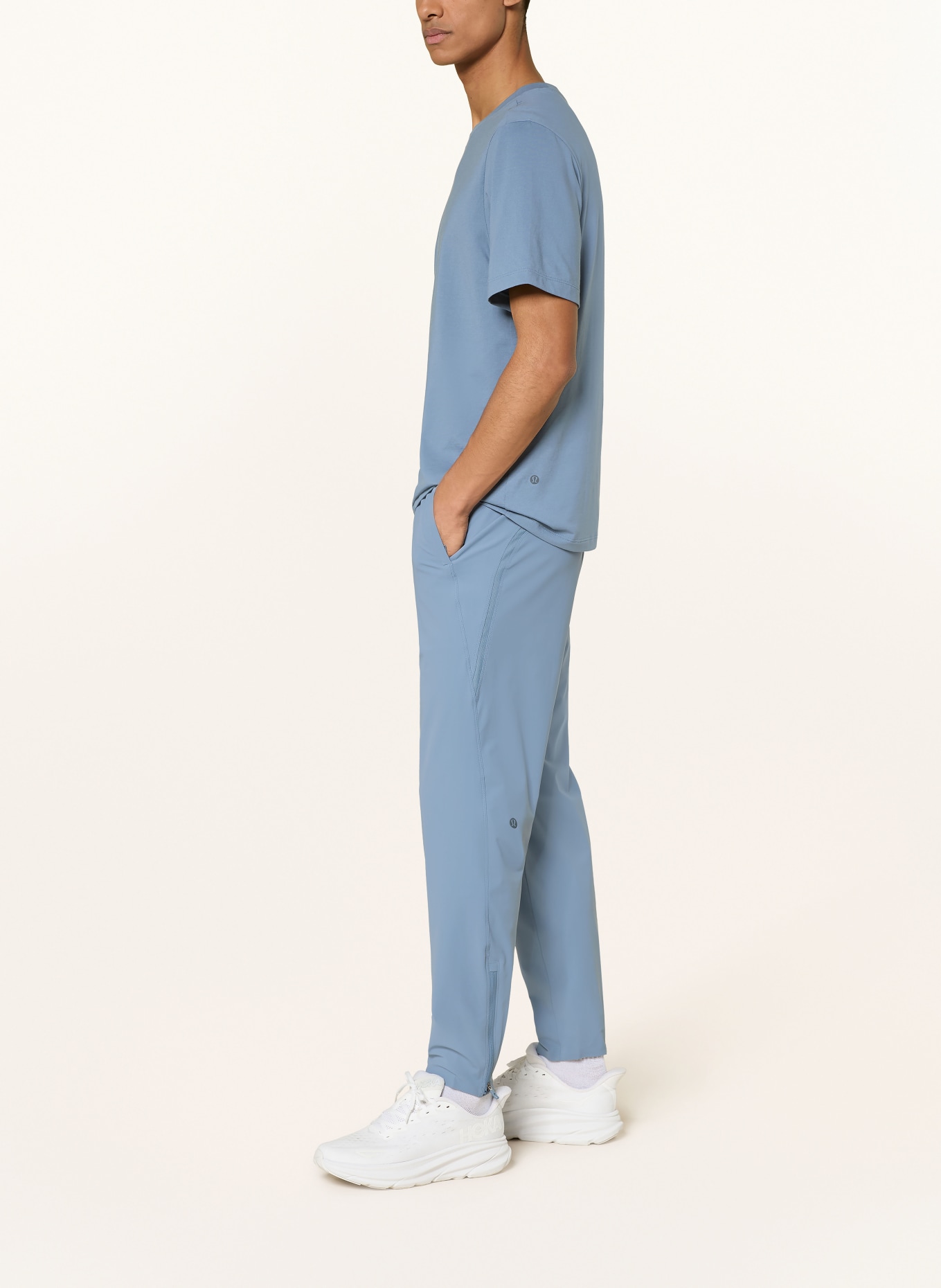 lululemon Pantalon de course PACE BREAKER REGULAR: BLEU GRIS