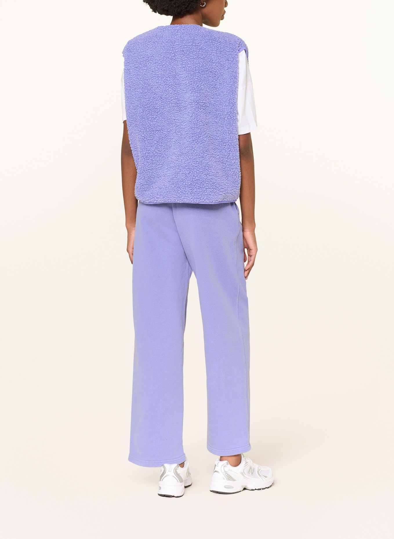 American Vintage Tepláky PLIZZY: SVĚTLE FIALOVÁ