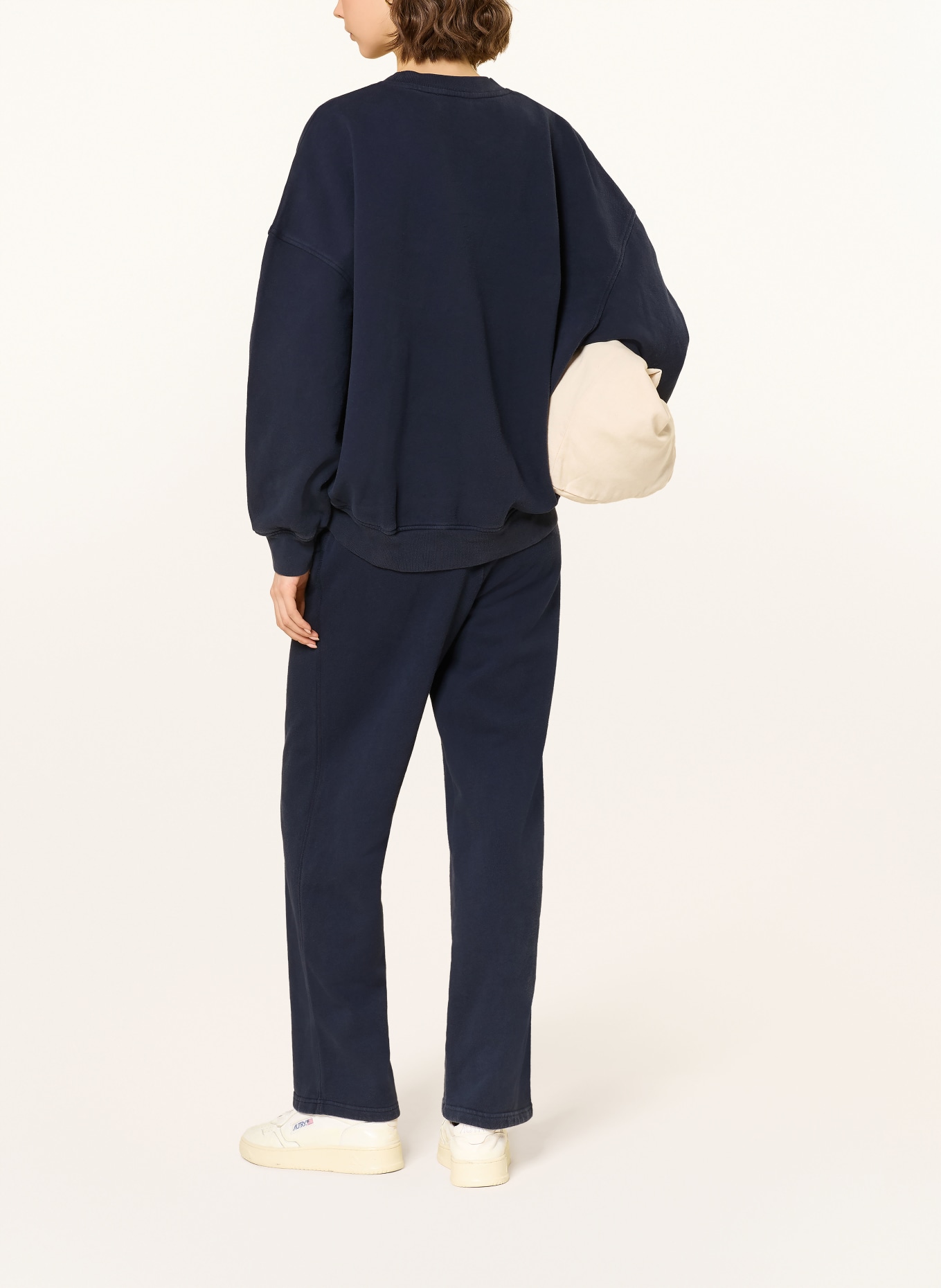 American Vintage Sweatshirt PLIZZY: DONKERBLAUW