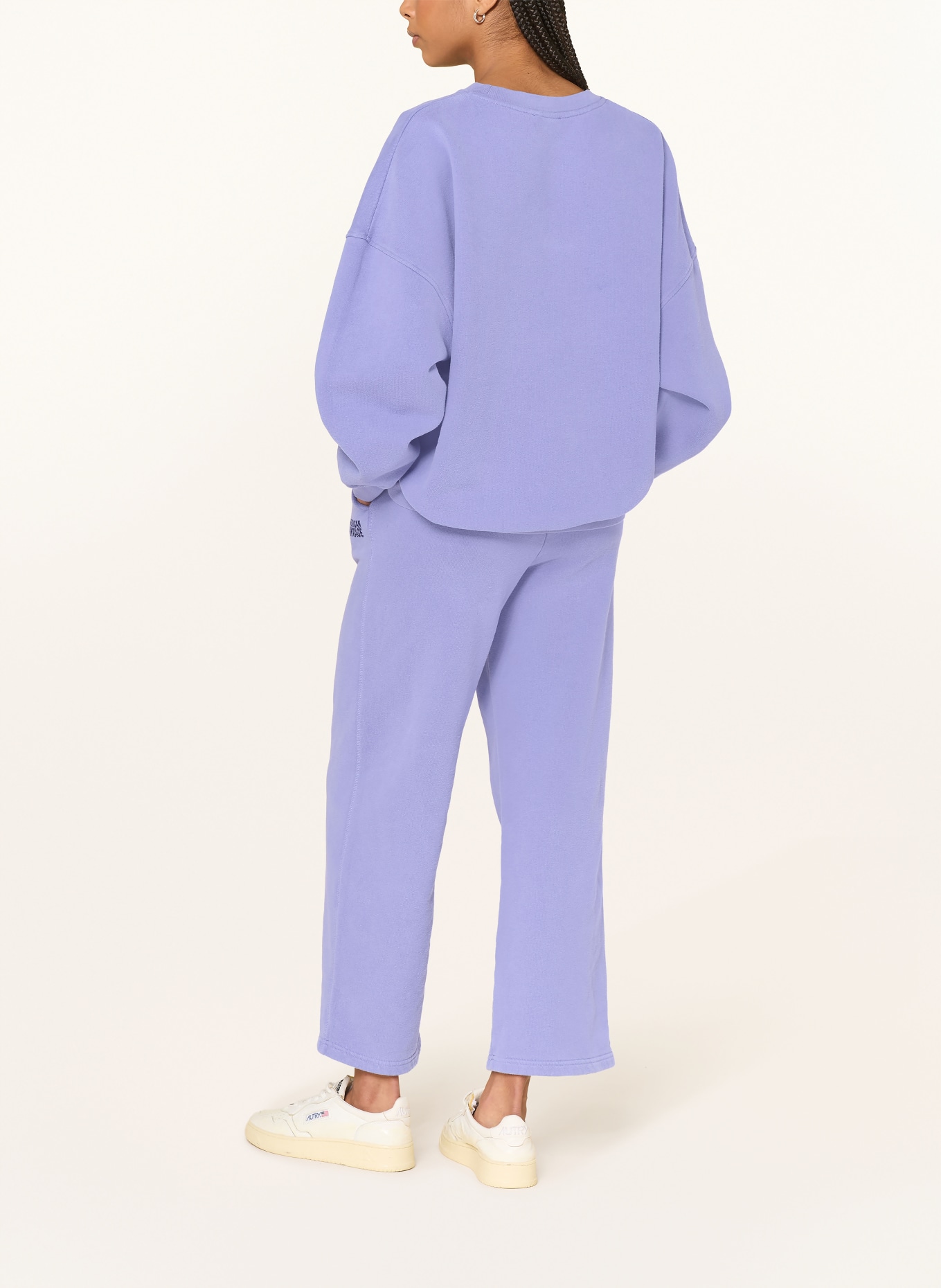 American Vintage Mikina PLIZZY: FIALOVÁ