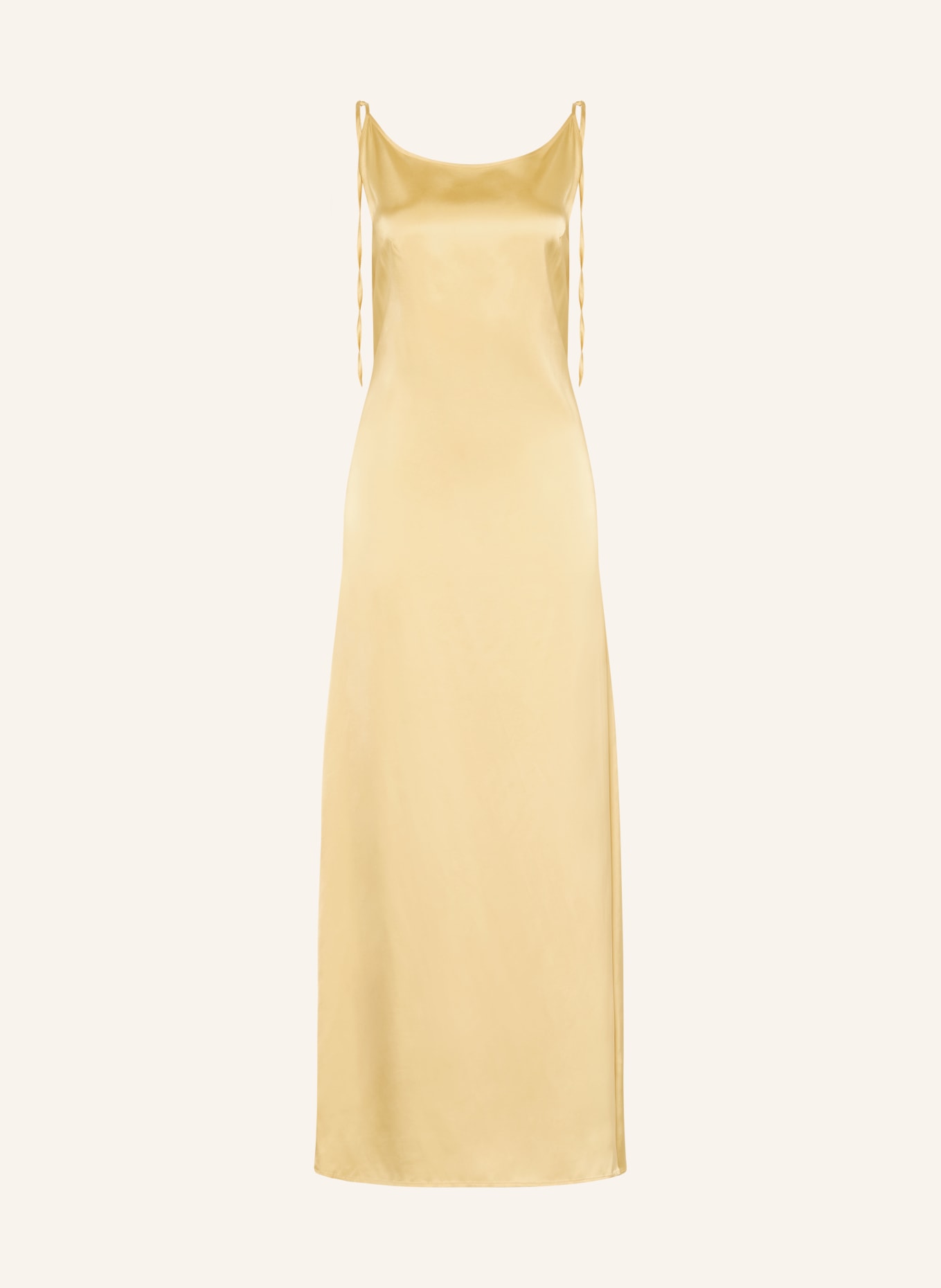 SAMSØE  SAMSØE Robe en satin SASINGA: JAUNE CLAIR