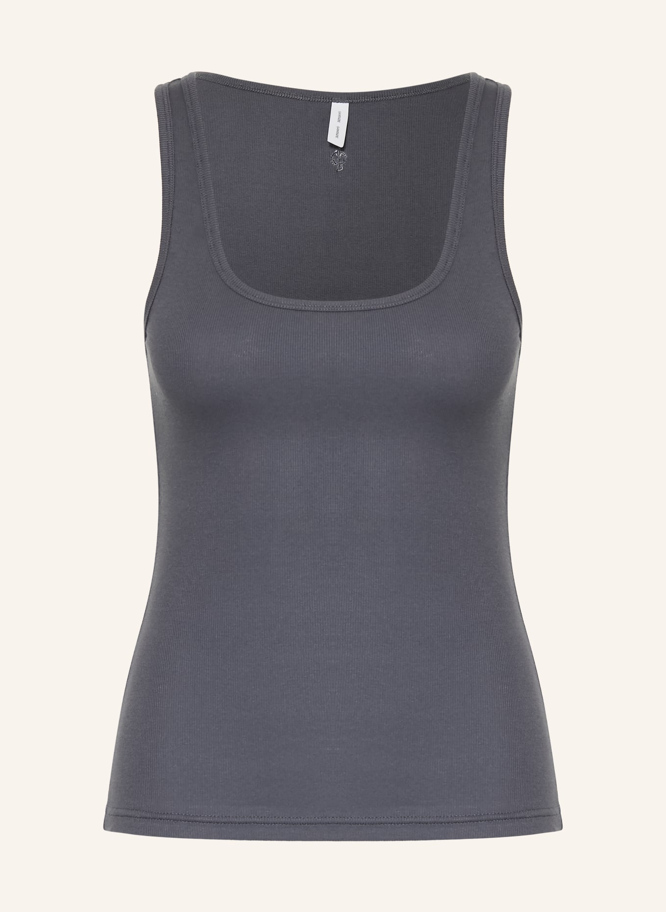 SAMSØE  SAMSØE Top SAAMANZA: DUNKELGRAU