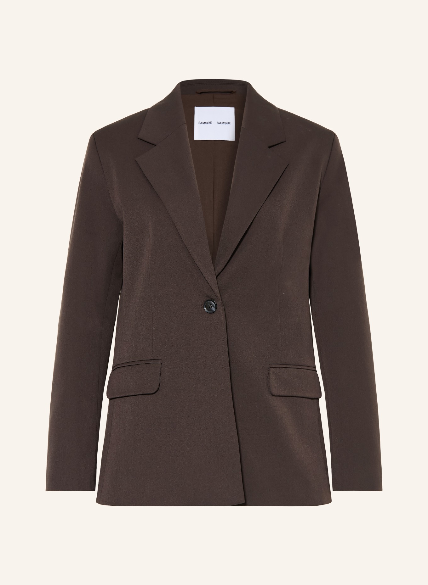 SAMSØE SAMSØE Blazer SAHEAVEN: MARRON FONCÉ