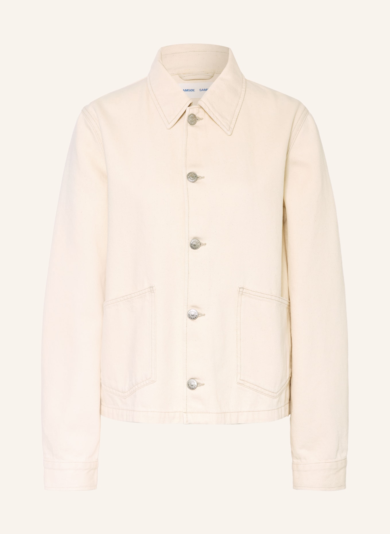 SAMSØE  SAMSØE SAVEYRA denim jacket: CLR002677 Soft natural