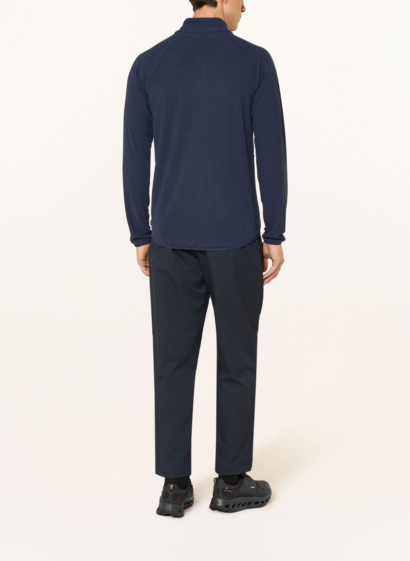 me°ru' Fleecejacke OHOPE: DUNKELBLAU / SCHWARZ