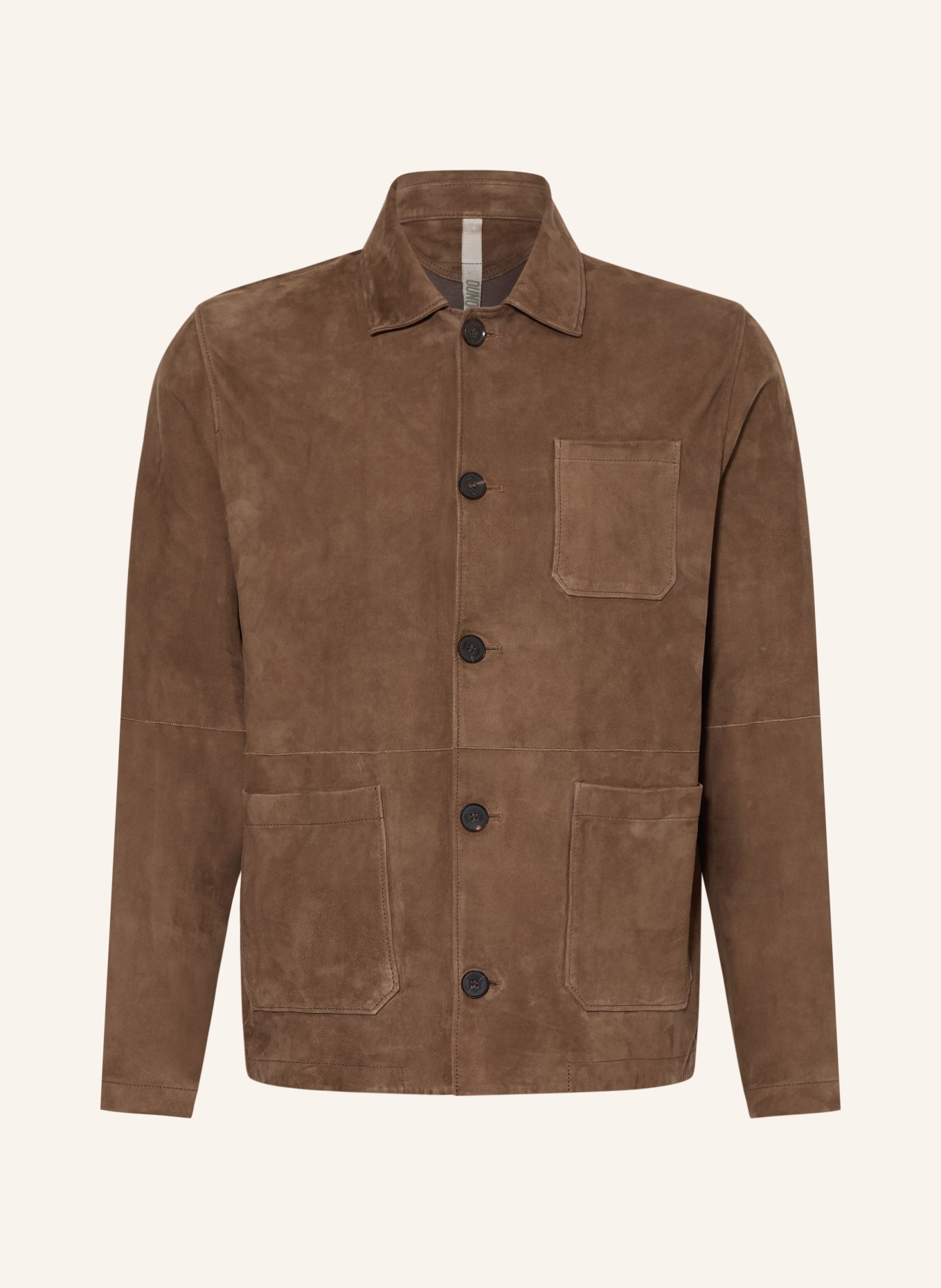 DUNO Leder-Overjacket COREX: BRAUN