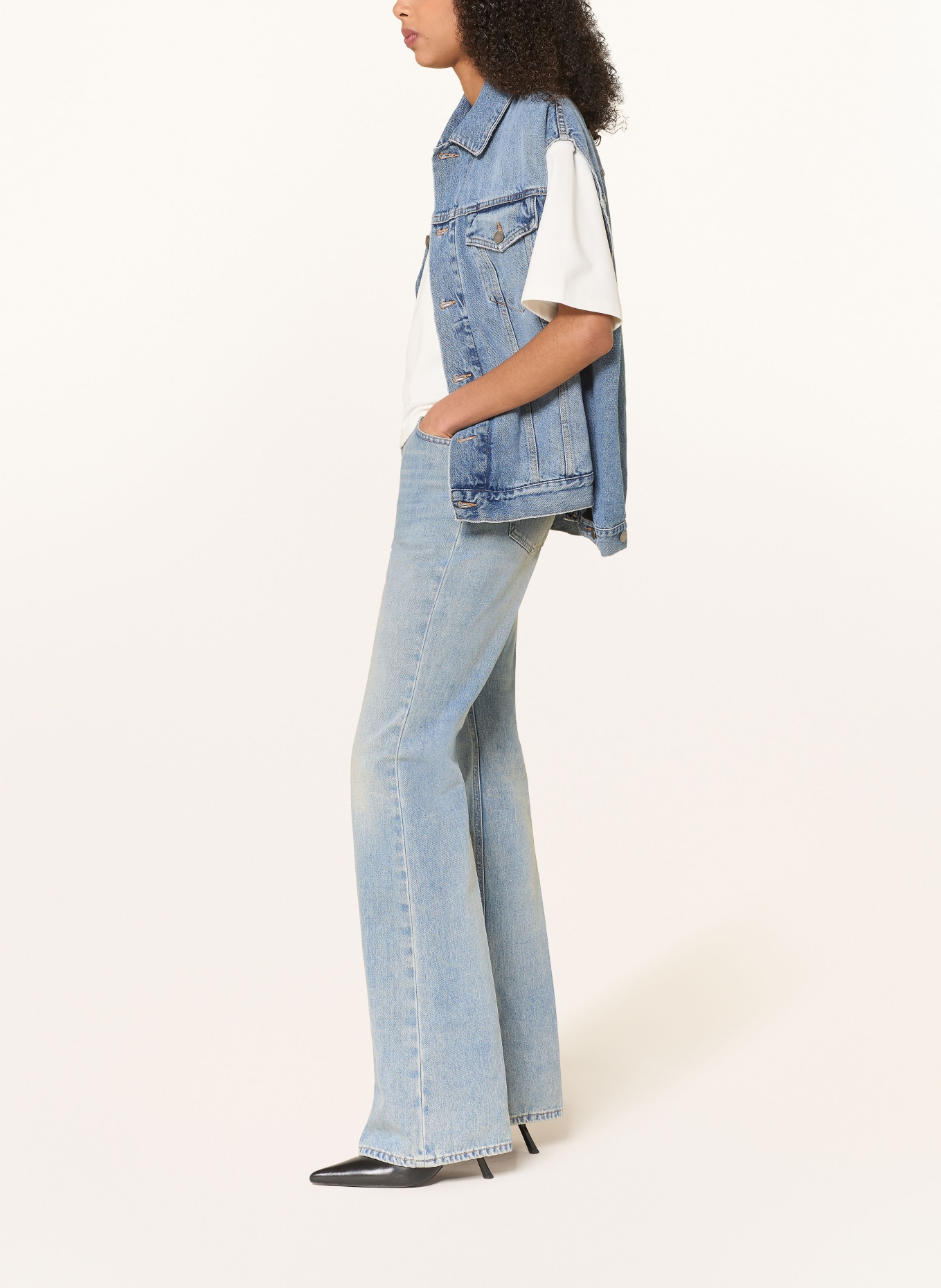 HAIKURE Bootcut Jeans FLORA: L0937 DIRTY CELESTIAL