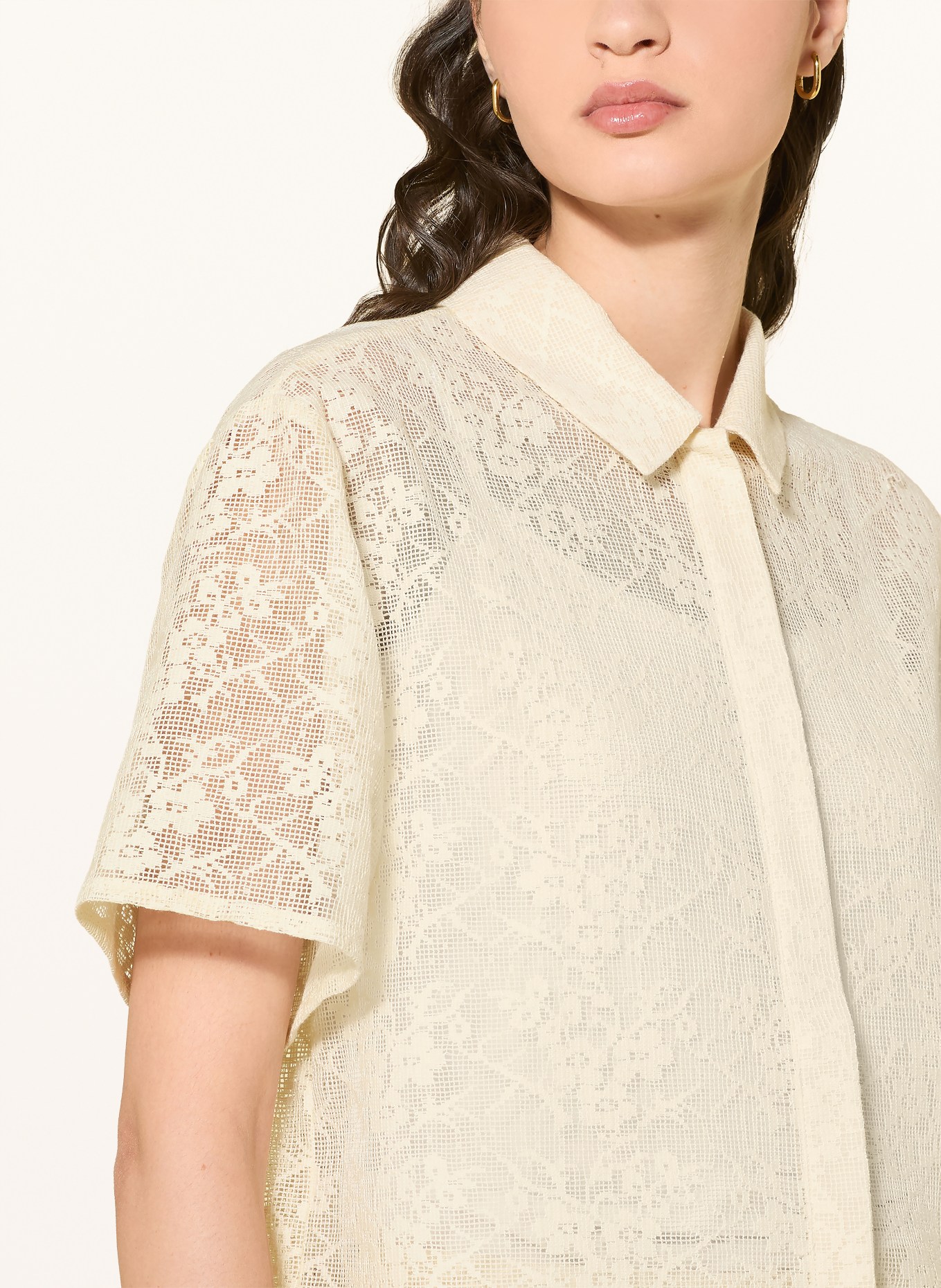 SOFIE SCHNOOR Bluzka CARMELASW z koronki: KREMOWY