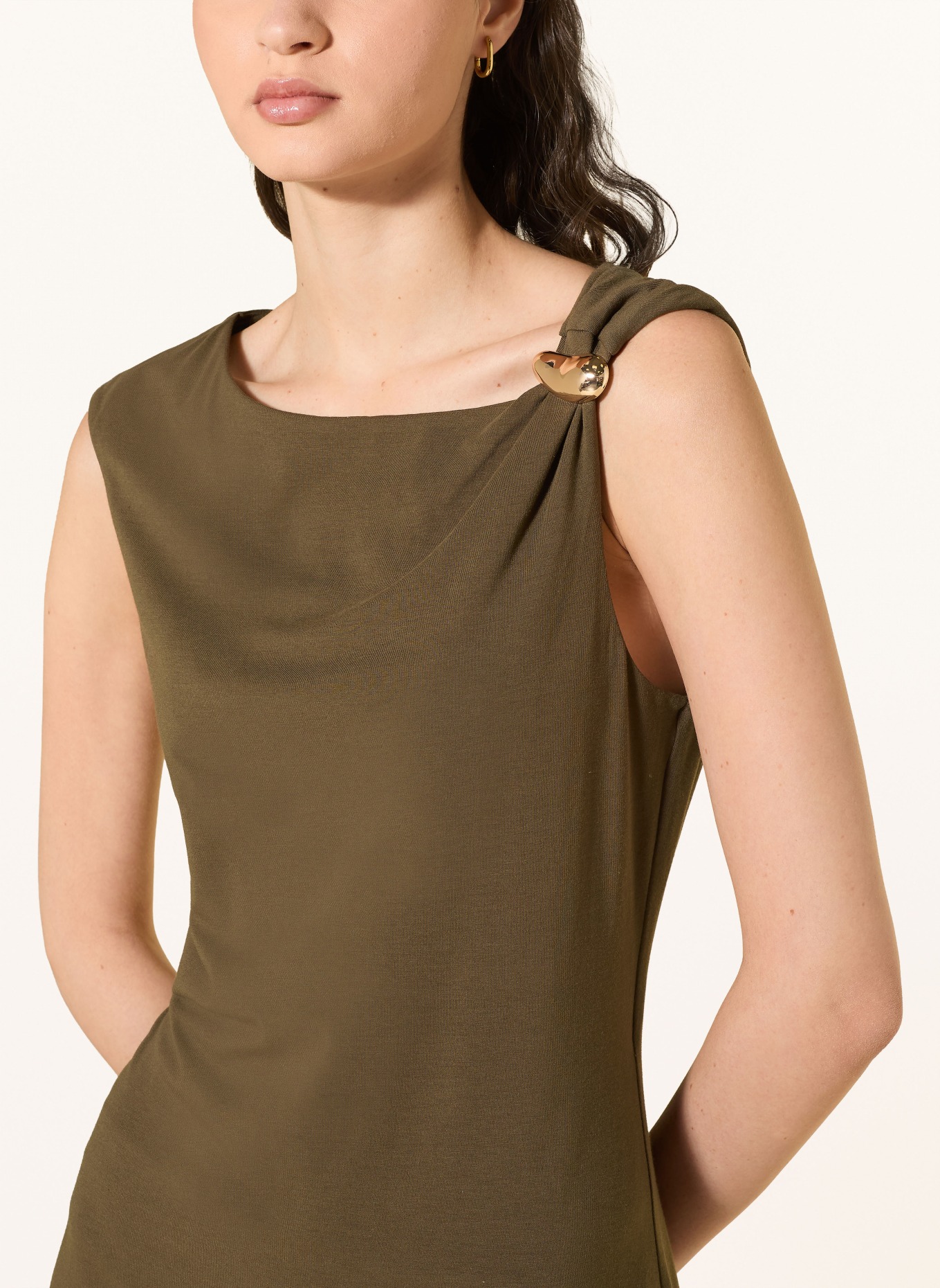 SOFIE SCHNOOR Jerseykleid RAGNISW: BRAUN