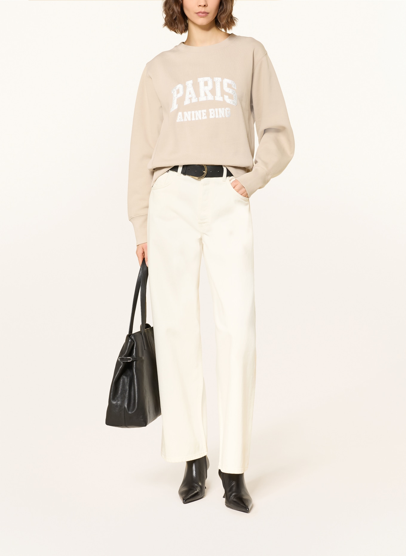 ANINE BING HARRY sweatshirt: BEIGE