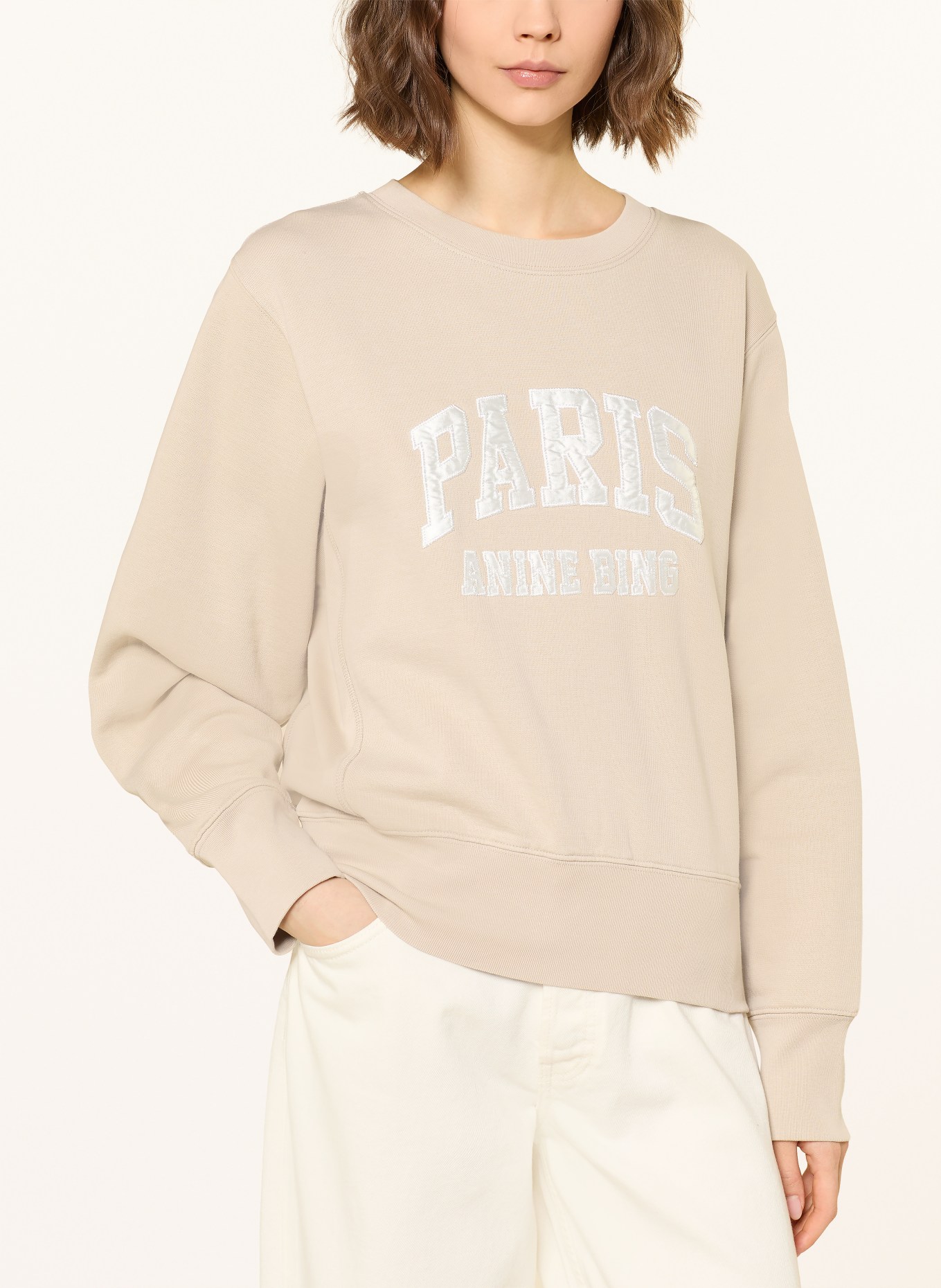 ANINE BING HARRY sweatshirt: BEIGE