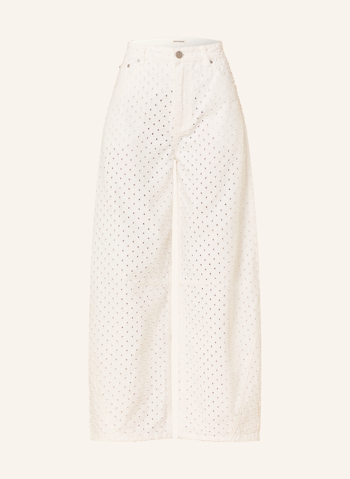 SOFIE SCHNOOR Barrel jeans TOMIRSW: 0101 off white