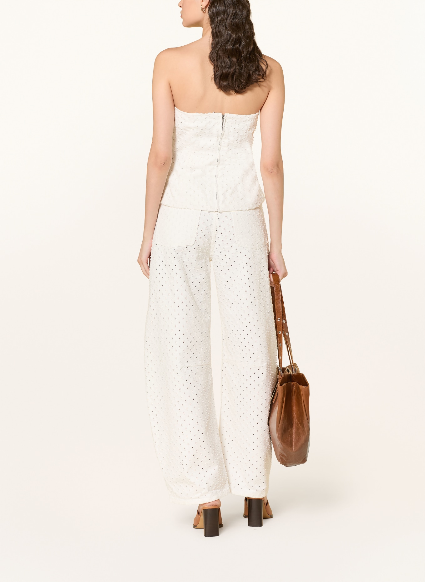 SOFIE SCHNOOR Barrel jeans TOMIRSW: 0101 off white