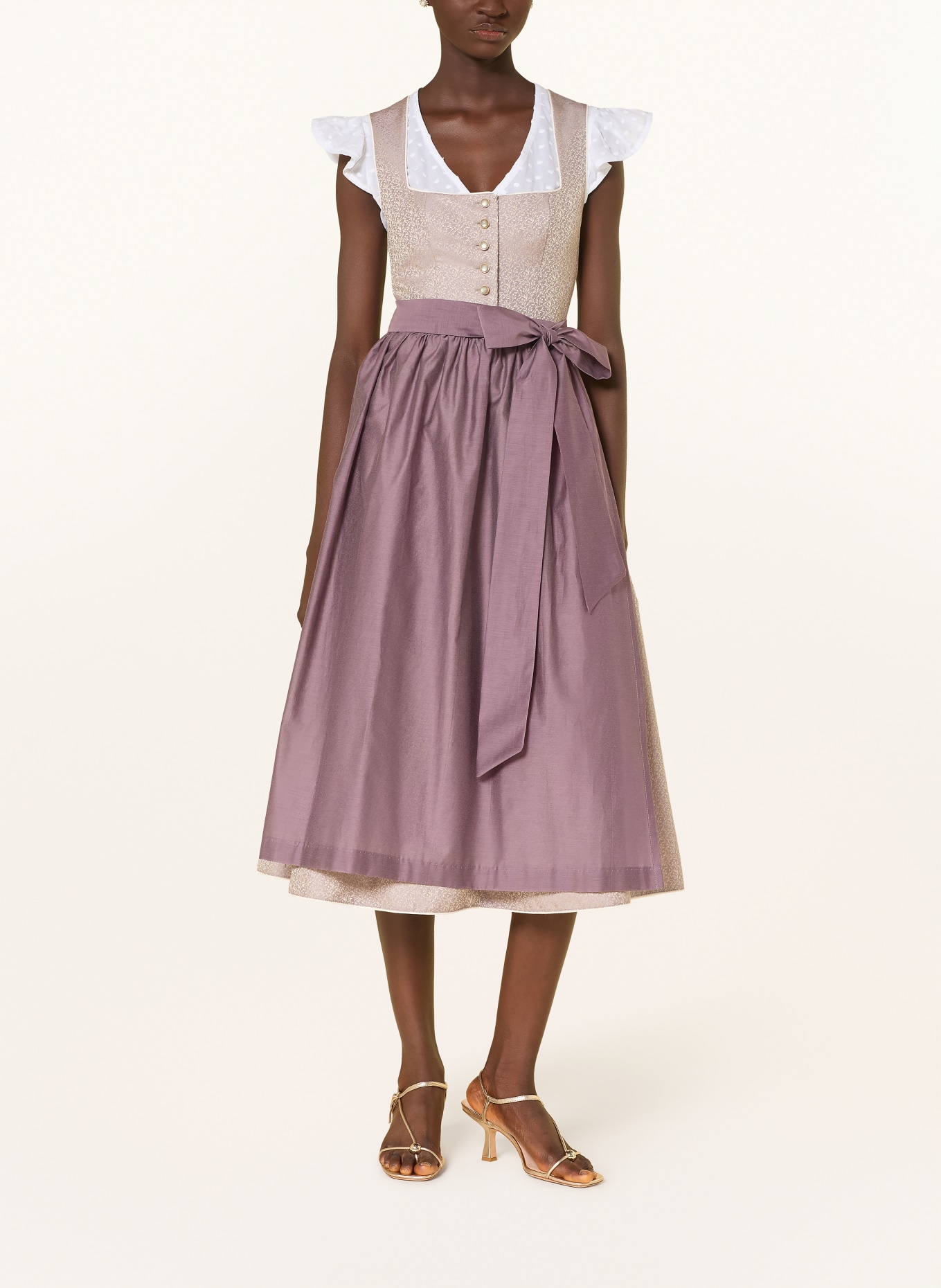 ALISSA BY KINGA MATHE Jacquard-Dirndl ELISABETH: ALTROSA / HELLROSA / HELLLILA