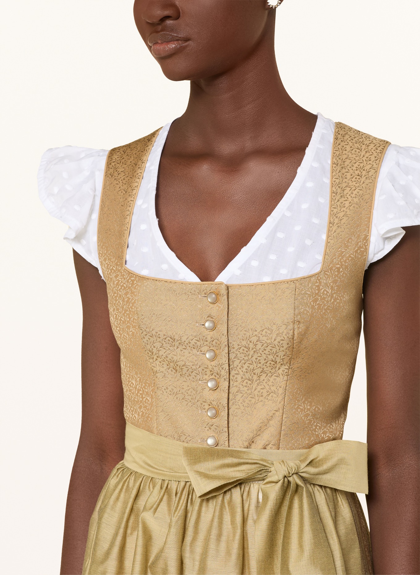 ALISSA BY KINGA MATHE Jacquard-Dirndl ELISABETH: GOLD
