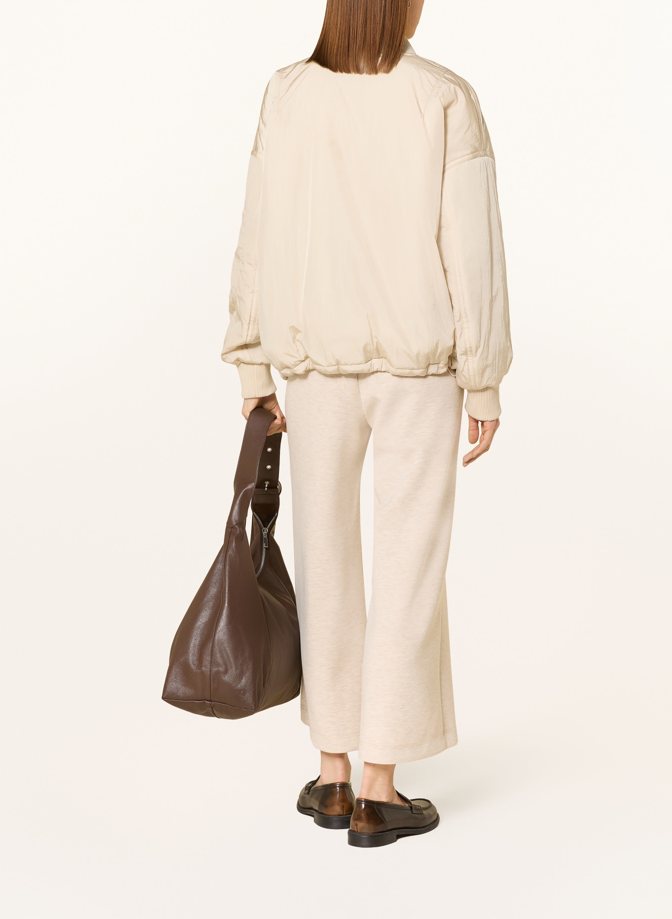 MOS MOSH Spodnie dresowe MMNAMARA: JASNOBRĄZOWY