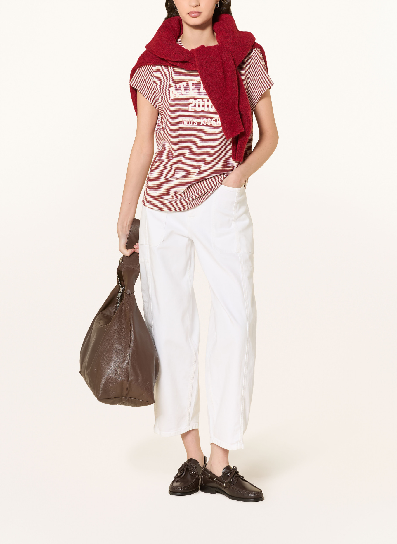 MOS MOSH Barrel Jeans MMROSY: 101 WHITE