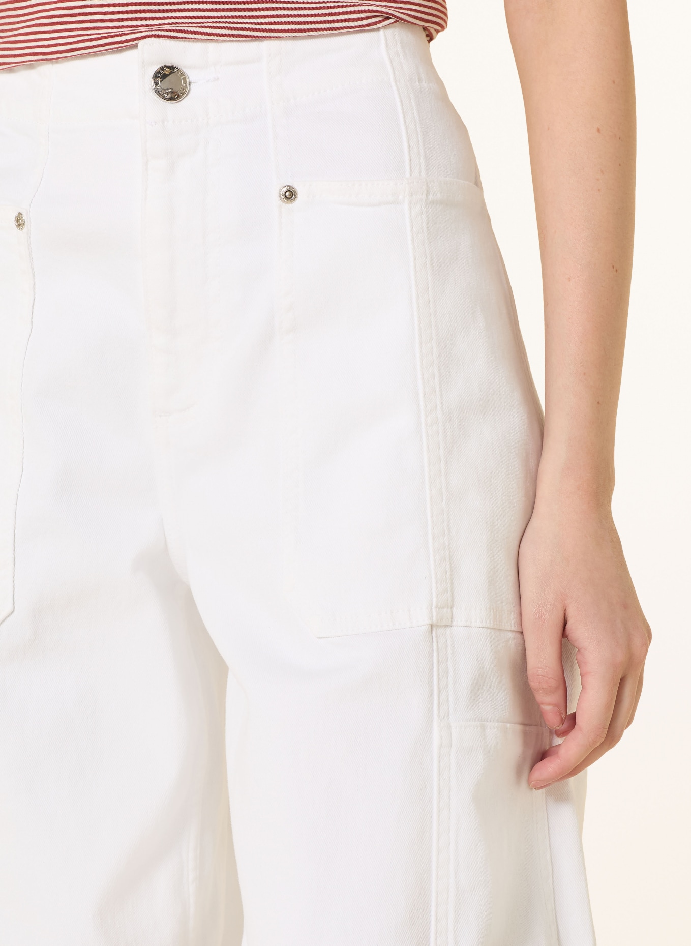 MOS MOSH Barrel Jeans MMROSY: 101 WHITE