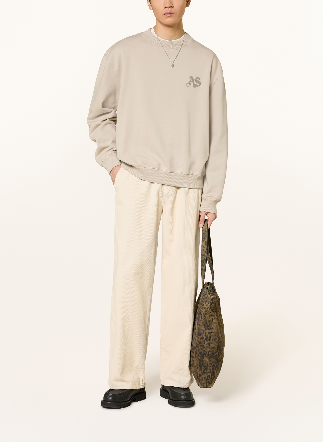 ALLSAINTS Sweat-shirt ICON: BEIGE / TAUPE