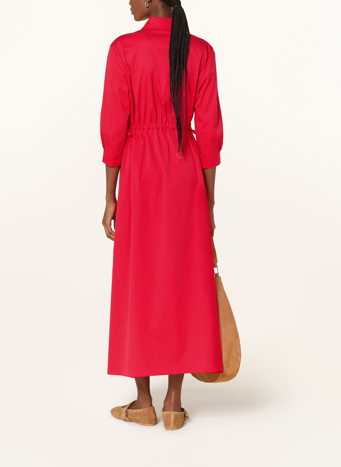 SPORTALM Hemdblusenkleid mit 3/4-Arm: ROT