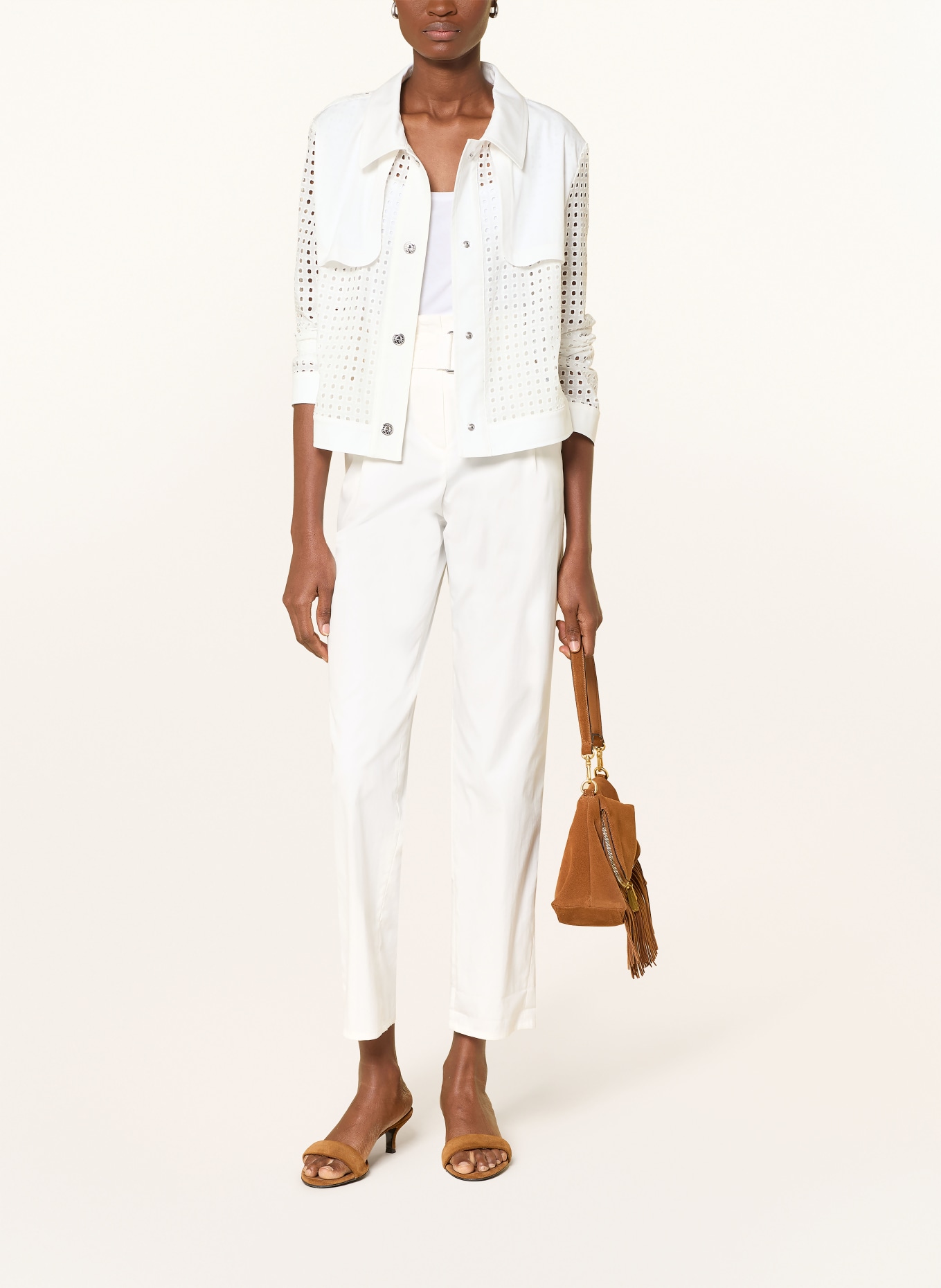 SPORTALM kabátová bunda: BÍLÁ