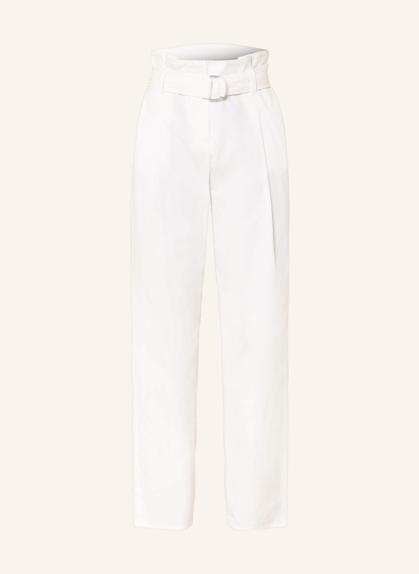 SPORTALM Paperbag-Hose: WEISS