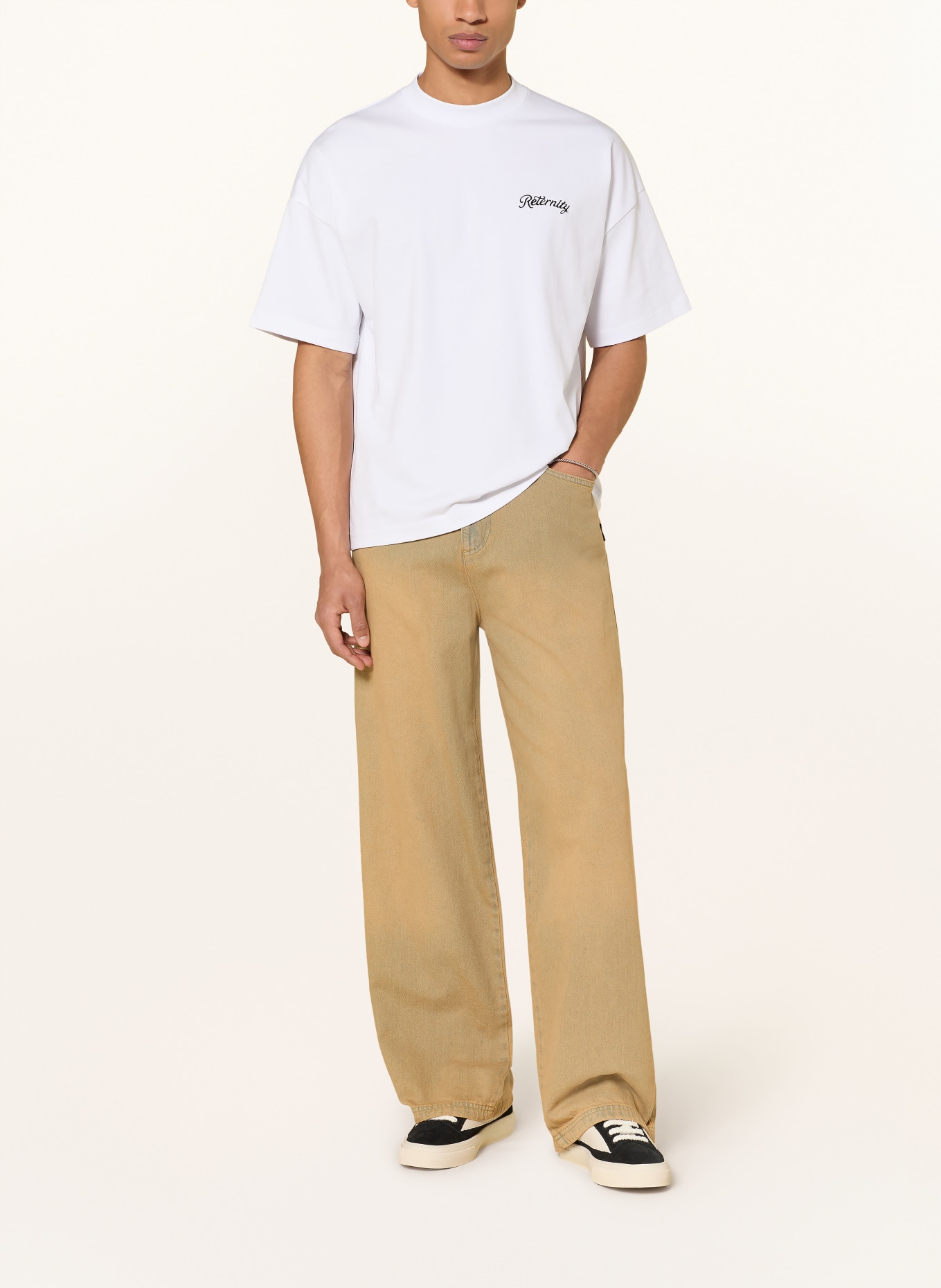 RETERNITY T-shirt DESIGNED TO CREATE: WHITE / BLACK