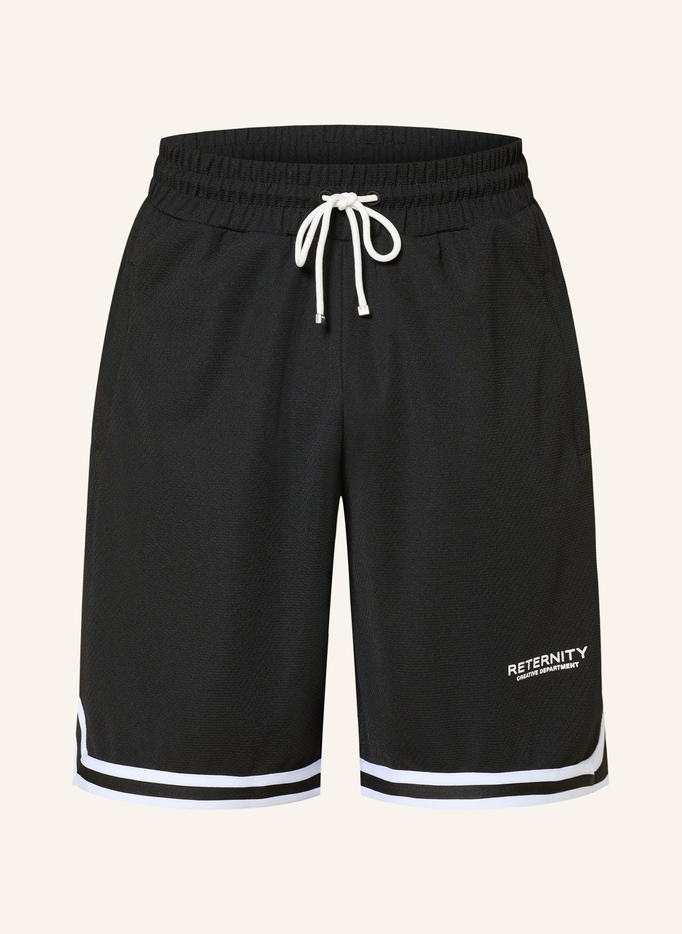 RETERNITY szorty: CZARNY / BIAŁY