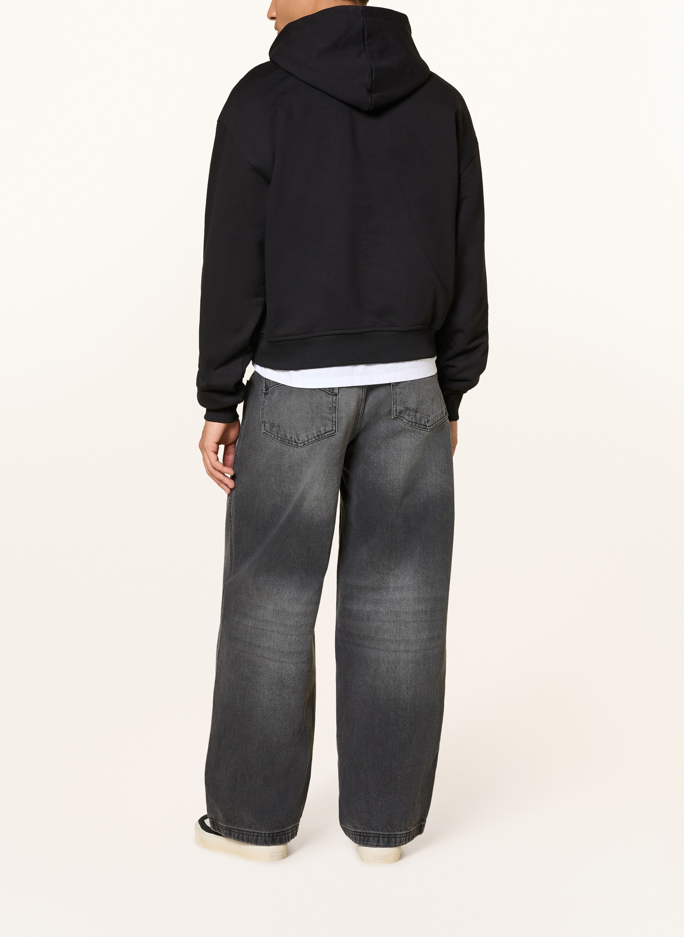 RETERNITY hoodie: BLACK / WHITE