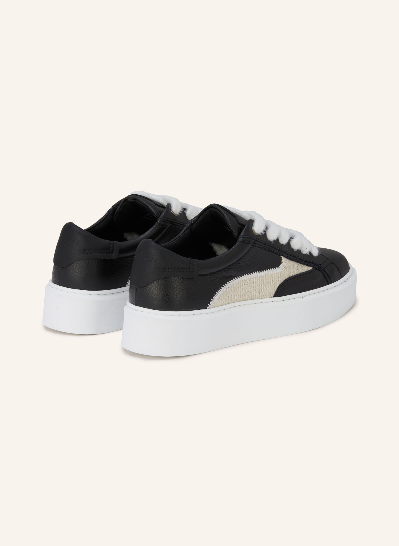 RETERNITY LE PROMENEUR sneaker: BLACK / BEIGE