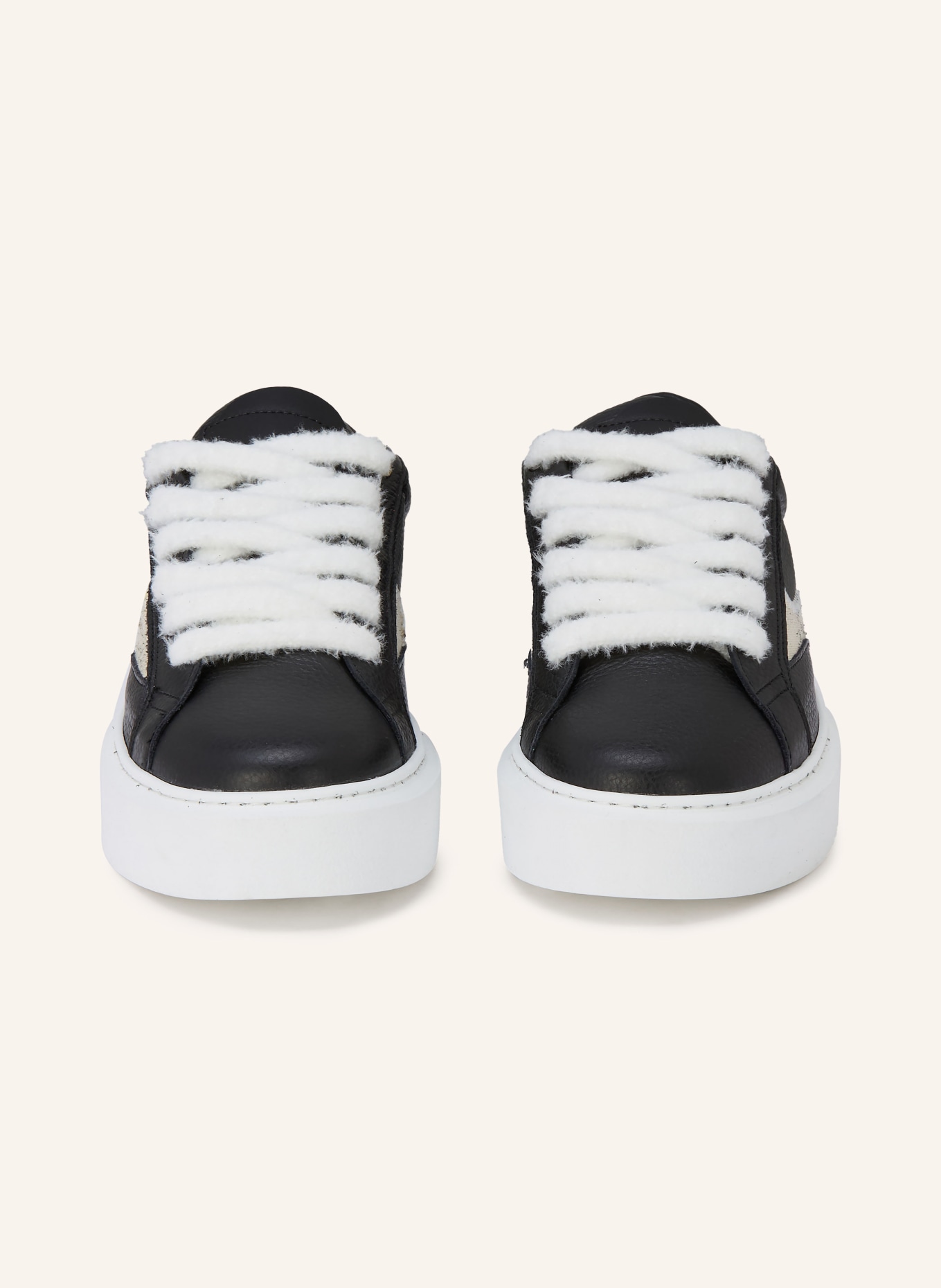 RETERNITY LE PROMENEUR sneaker: BLACK / BEIGE